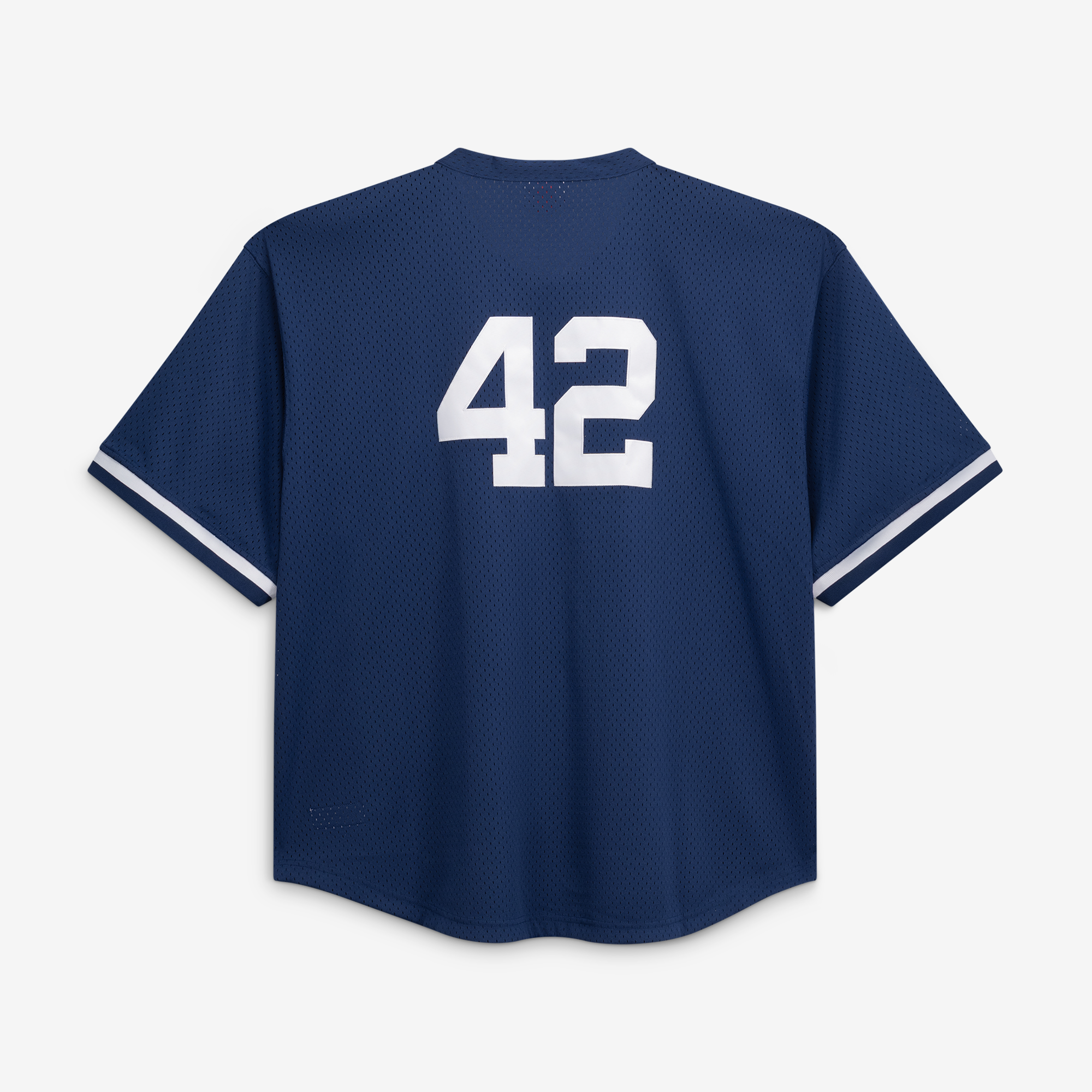 Mariano Rivera New York Yankees Cooperstown Collection Big & Tall Mesh Batting Practice Jersey - Navy - Image 4