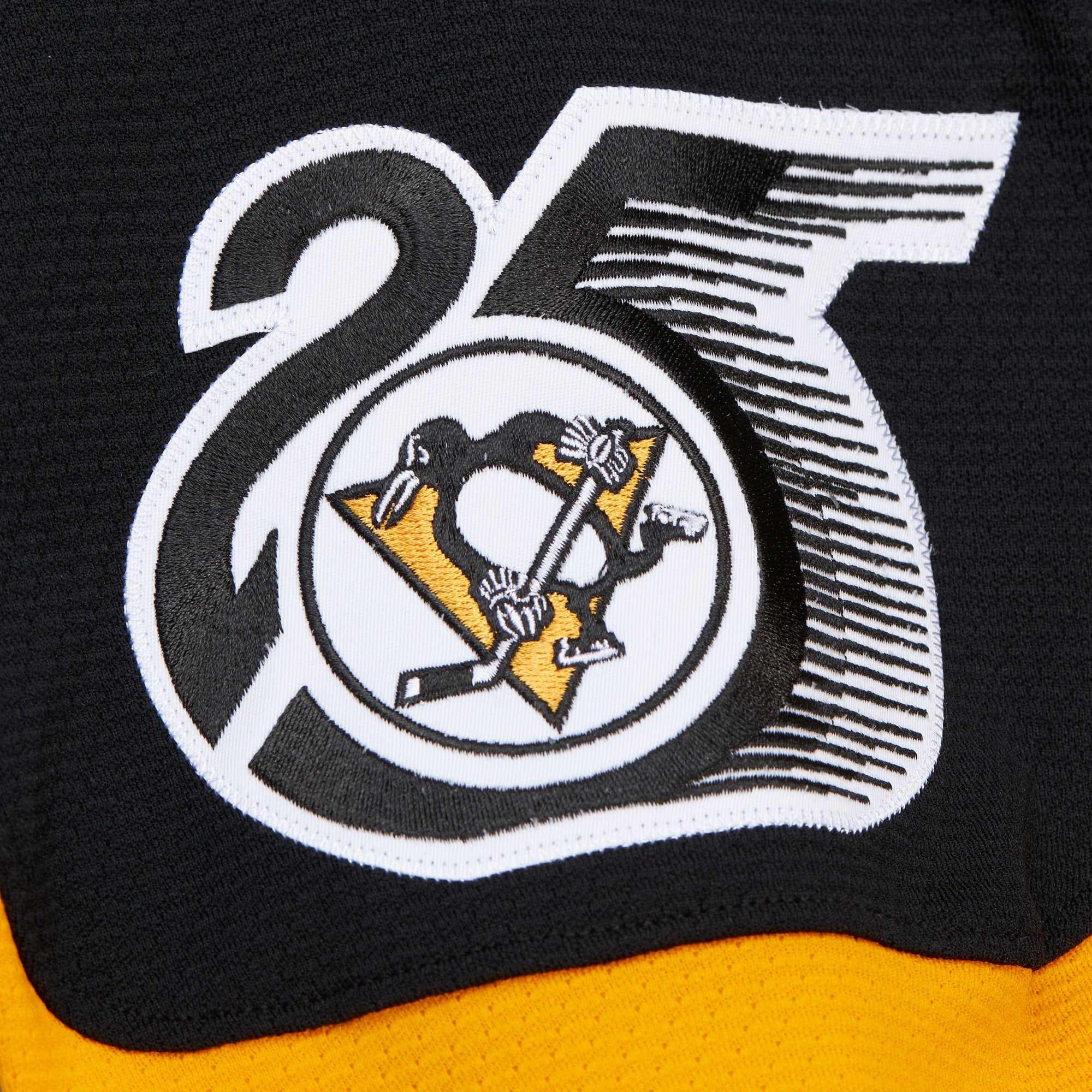 Mario Lemieux Pittsburgh Penguins 1984-85 Power Play Jersey - Black - Image 8