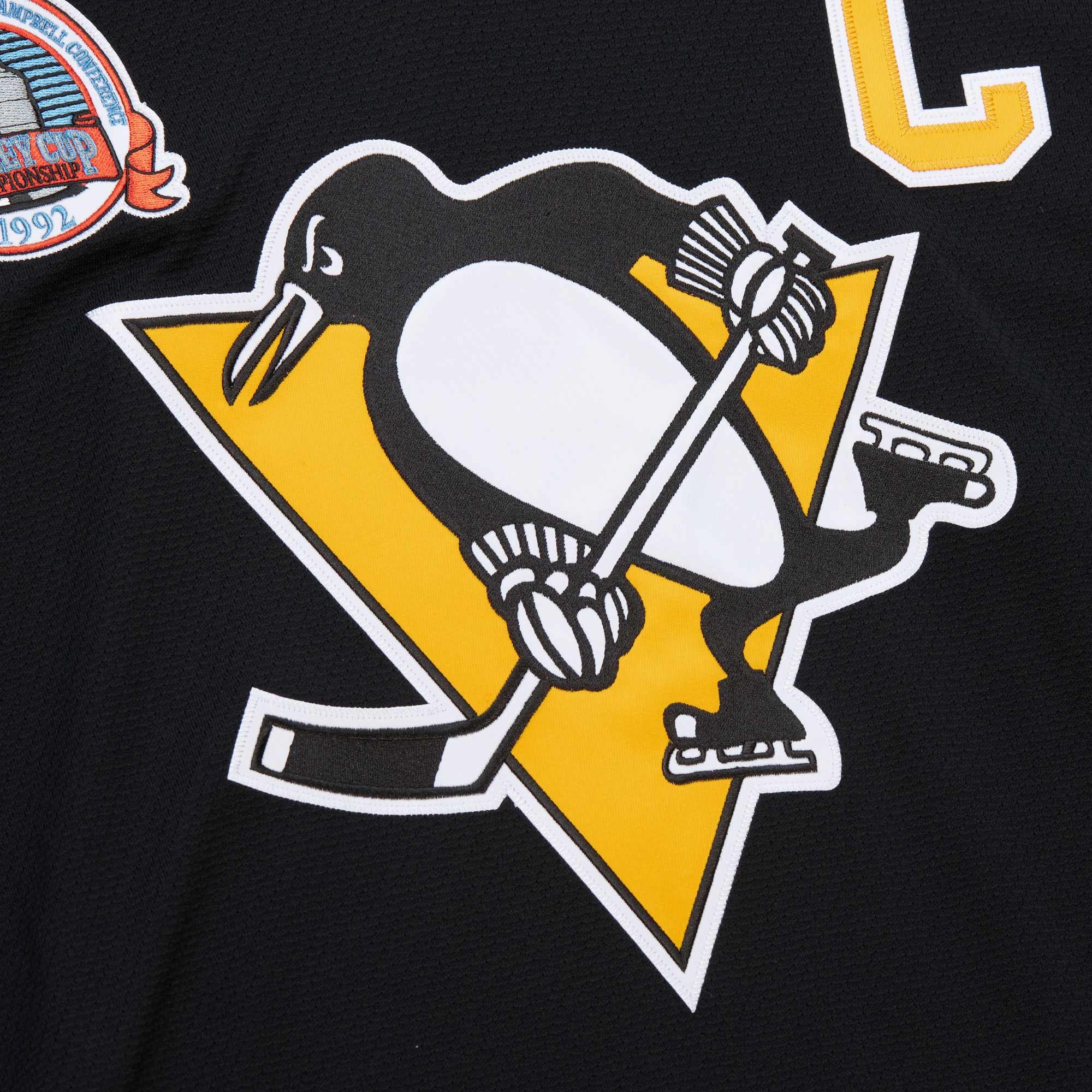 Mario Lemieux Pittsburgh Penguins 1984-85 Power Play Jersey - Black - Image 5