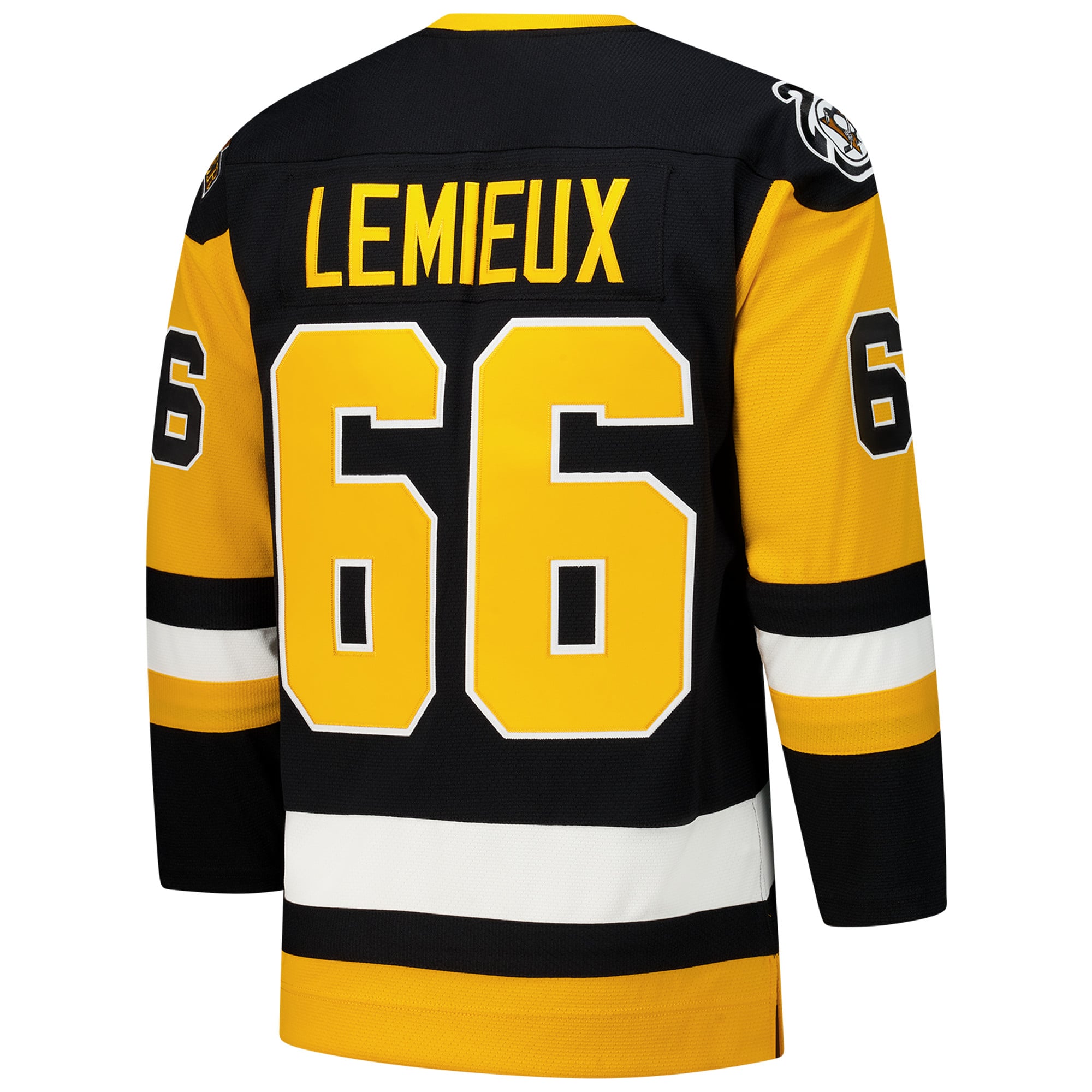 Mario Lemieux Pittsburgh Penguins 1991-92 Power Play Jersey - Black - Image 4