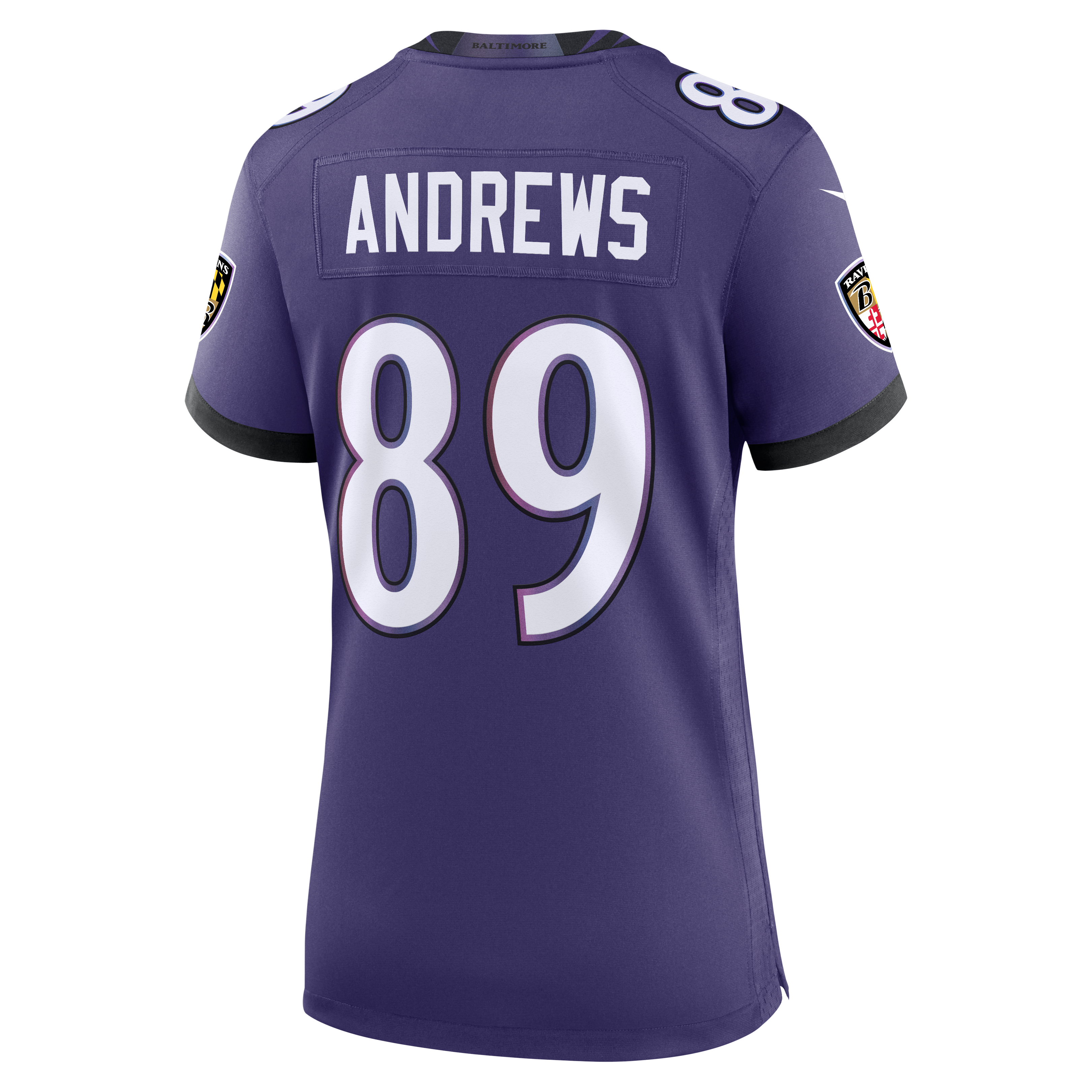 Mark Andrews Baltimore Ravens Women's Team Game Jersey - Purple - Image 4