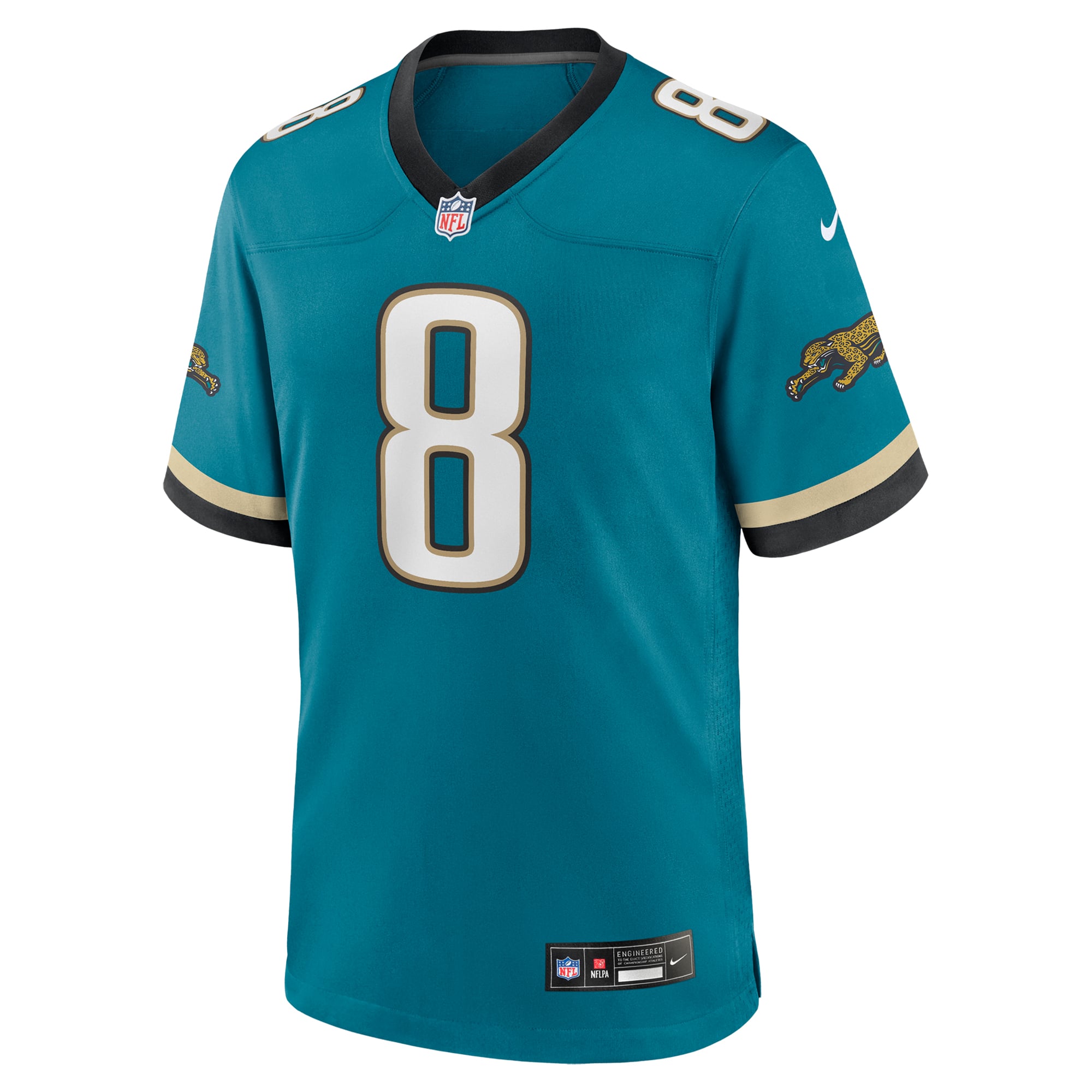 Mark Brunell Jacksonville Jaguars Retired Player Alternate Game Jersey - Teal - Image 3