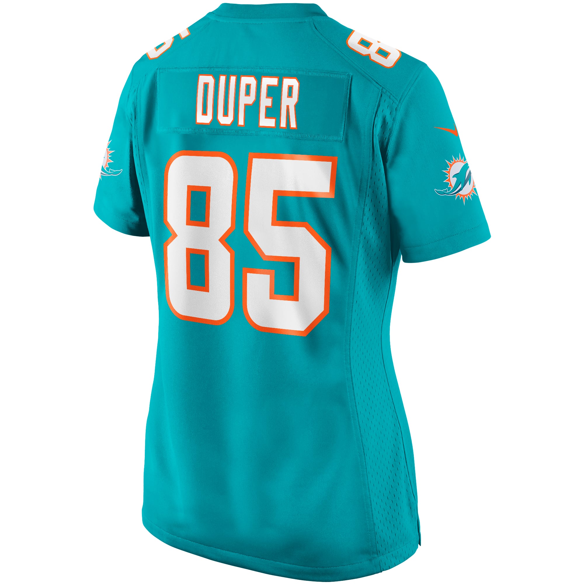 Mark Duper Miami Dolphins Women's Retired Player Jersey - Aqua - Image 4