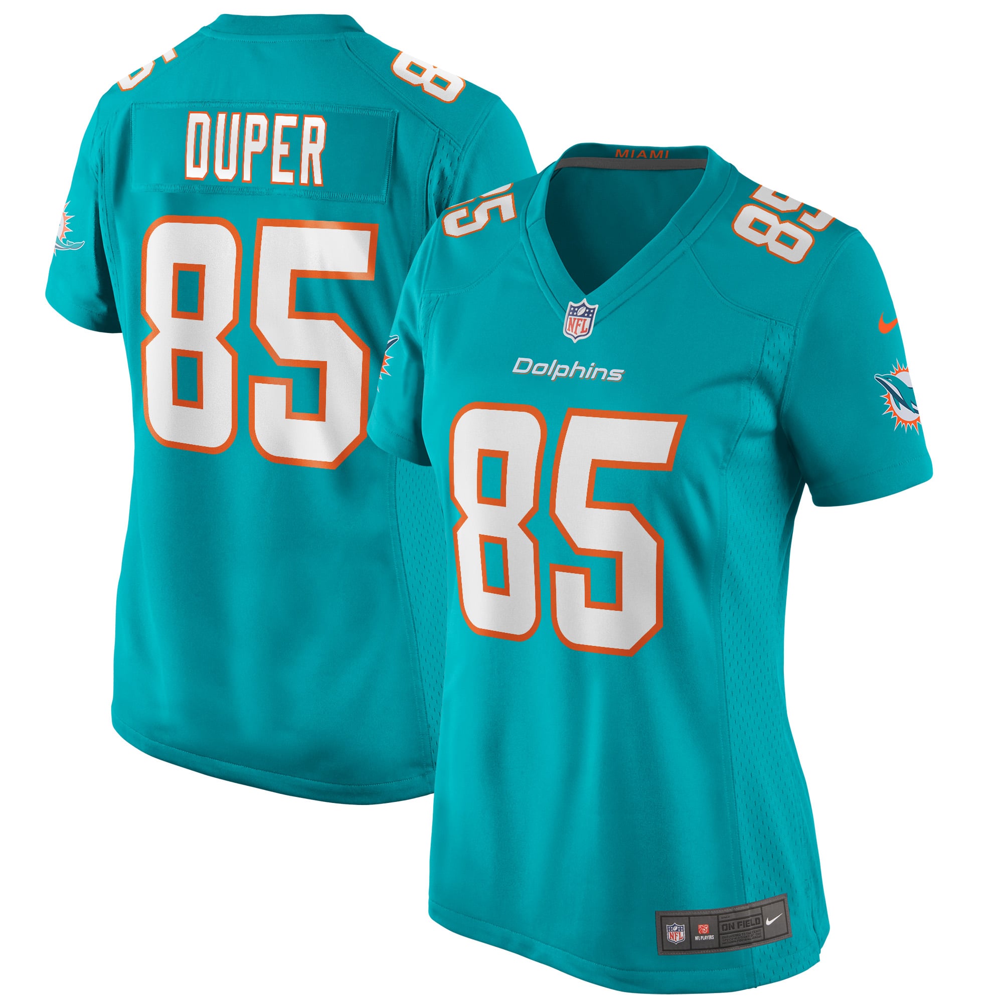 Mark Duper Miami Dolphins Women's Retired Player Jersey - Aqua