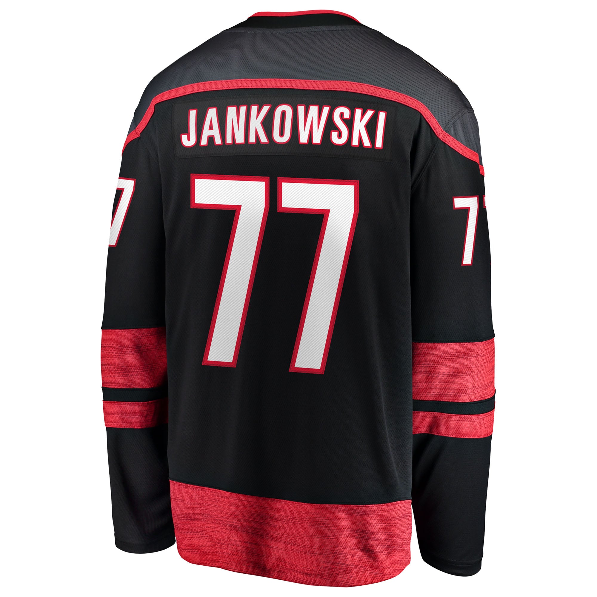 Mark Jankowski Carolina Hurricanes Home Breakaway Jersey - Black - Image 4