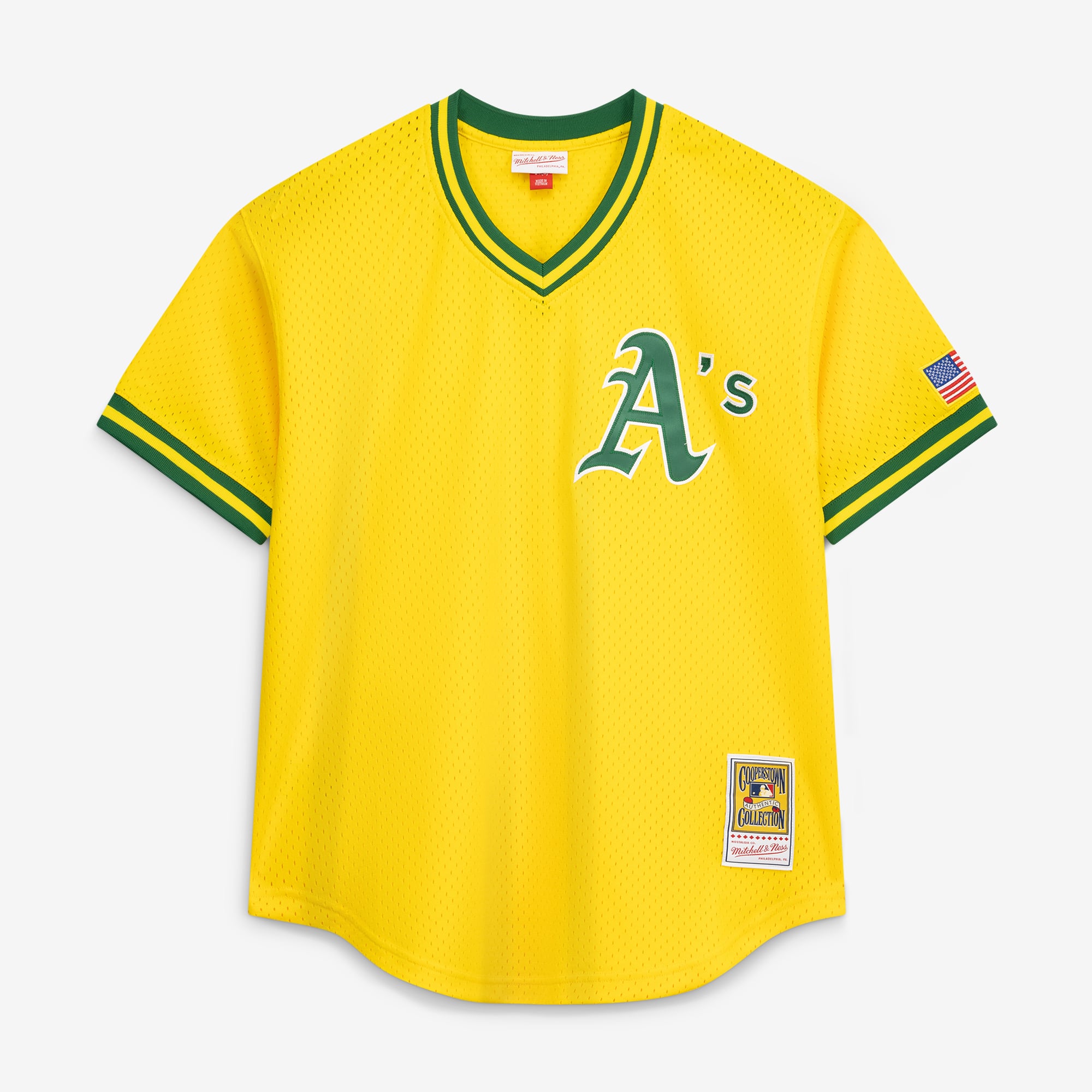 Mark McGwire Athletics Batting Practice Jersey - Gold - Image 3