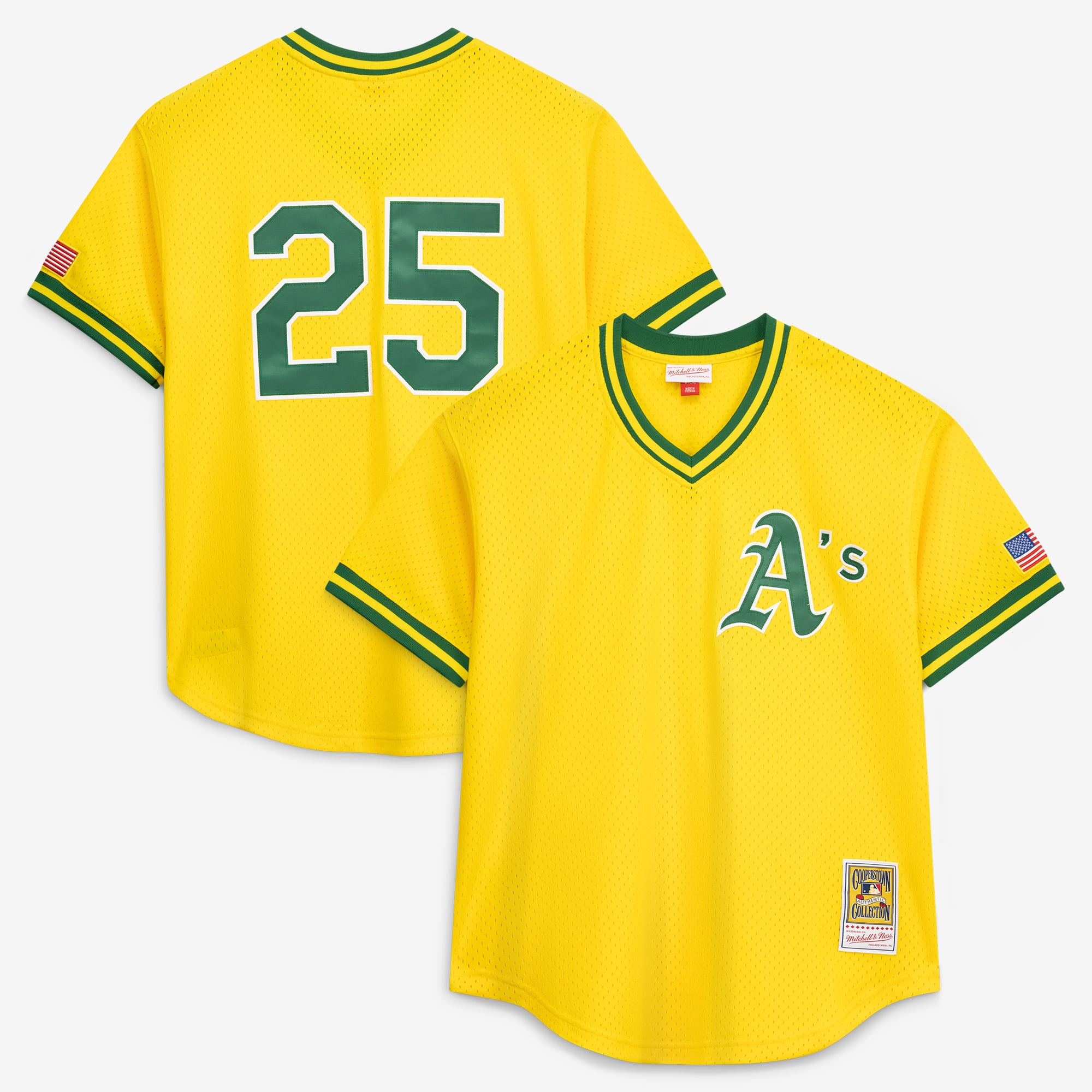 Mark McGwire Athletics Batting Practice Jersey - Gold - Image 2