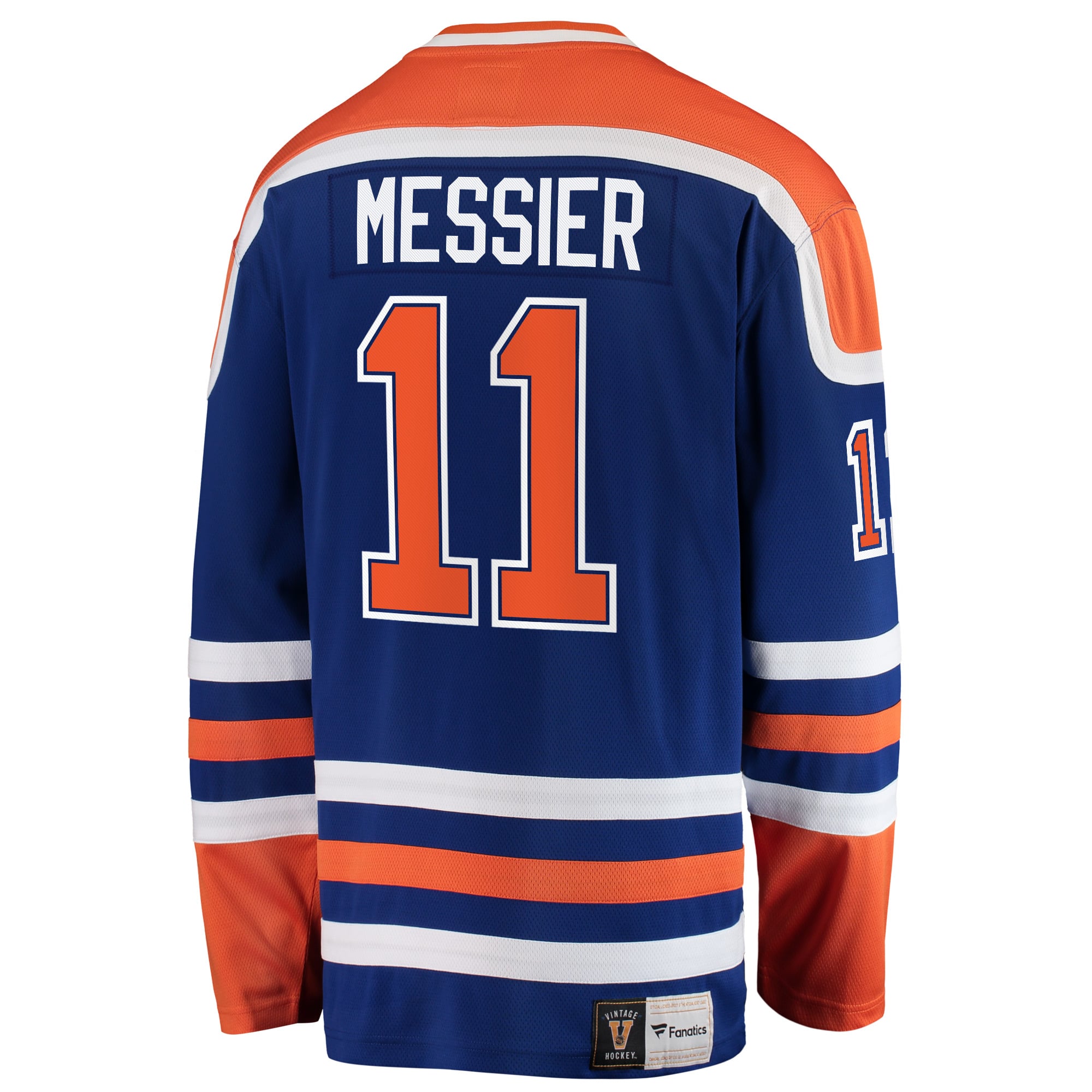 Mark Messier Edmonton Oilers Premier Breakaway Retired Player Jersey - Blue - Image 4