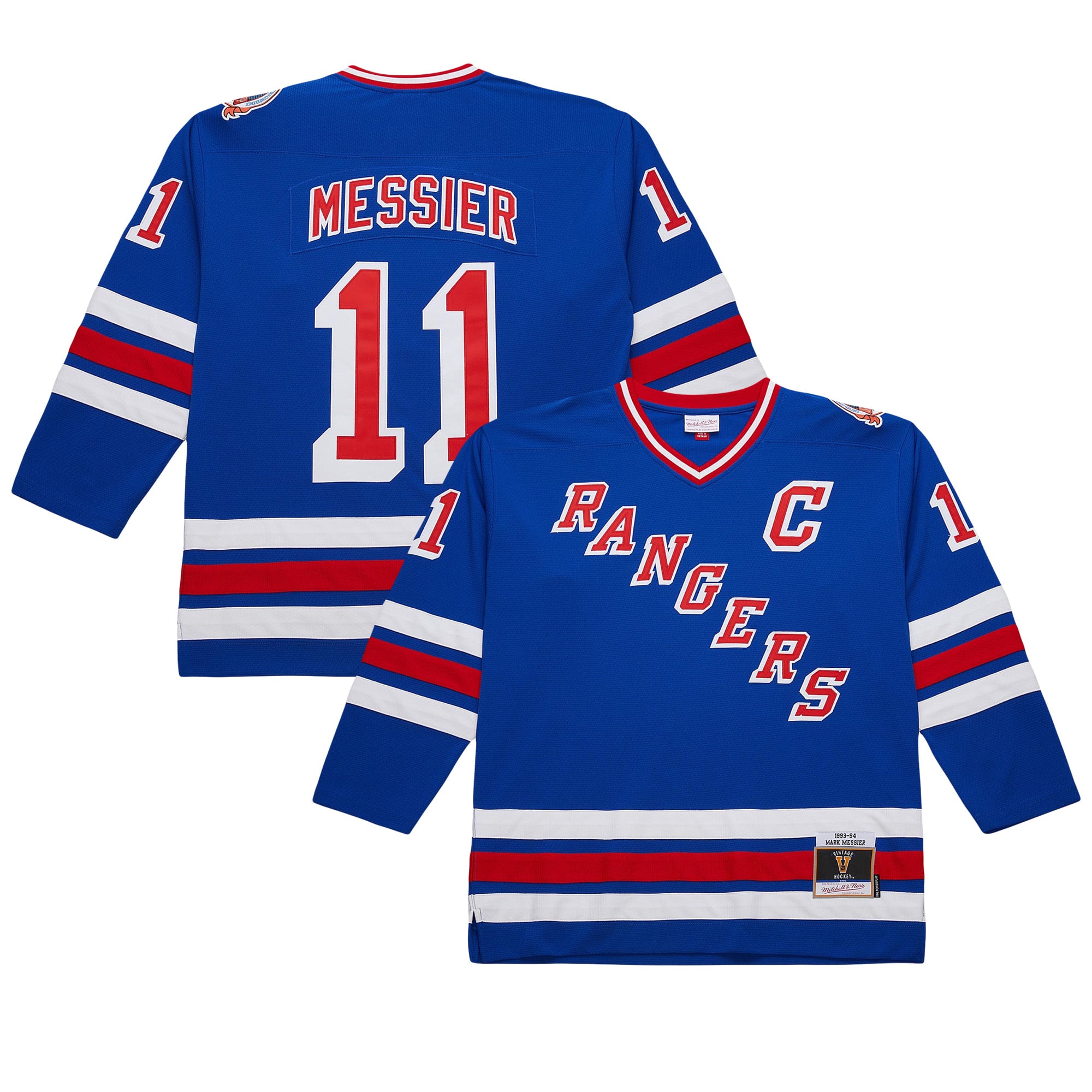 Mark Messier New York Rangers Big & Tall 1993/94 Blue Line 2.0 Jersey - Blue