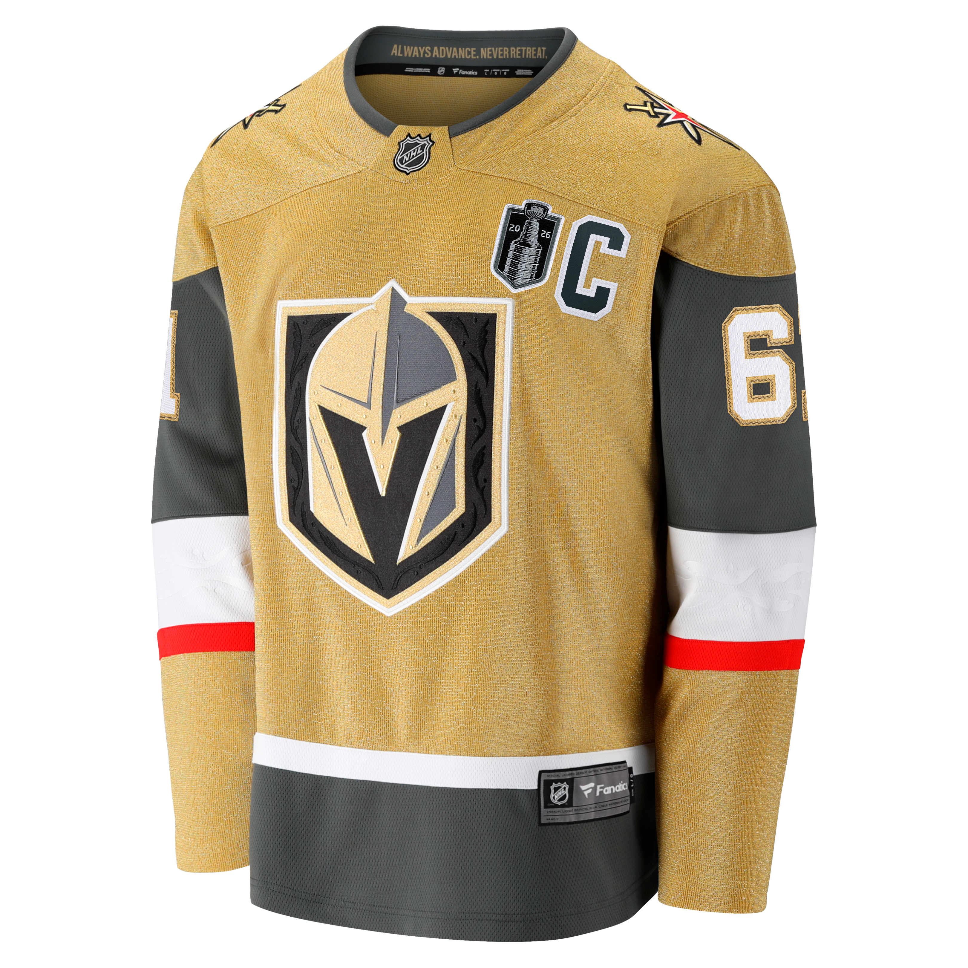 Mark Stone Vegas Golden Knights 2026 Stanley Cup Final Breakaway Jersey - Gold - Image 3