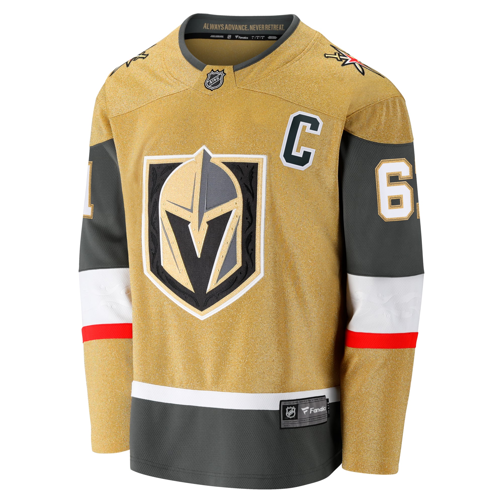 Mark Stone Vegas Golden Knights Home Breakaway Jersey - Gold - Image 3