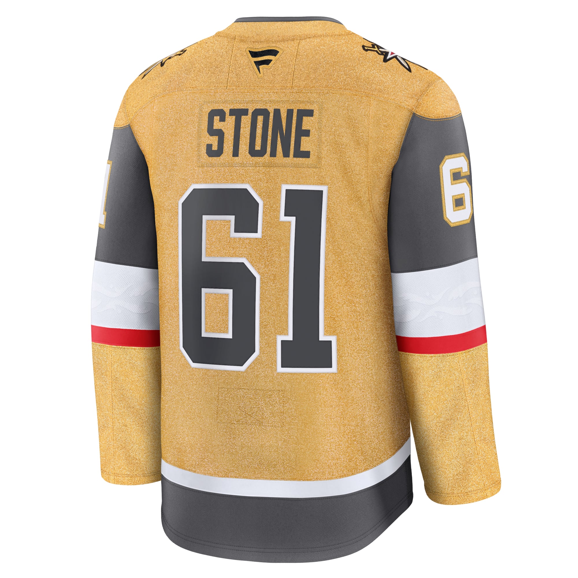 Mark Stone Vegas Golden Knights Home Premium Jersey - Gold - Image 4