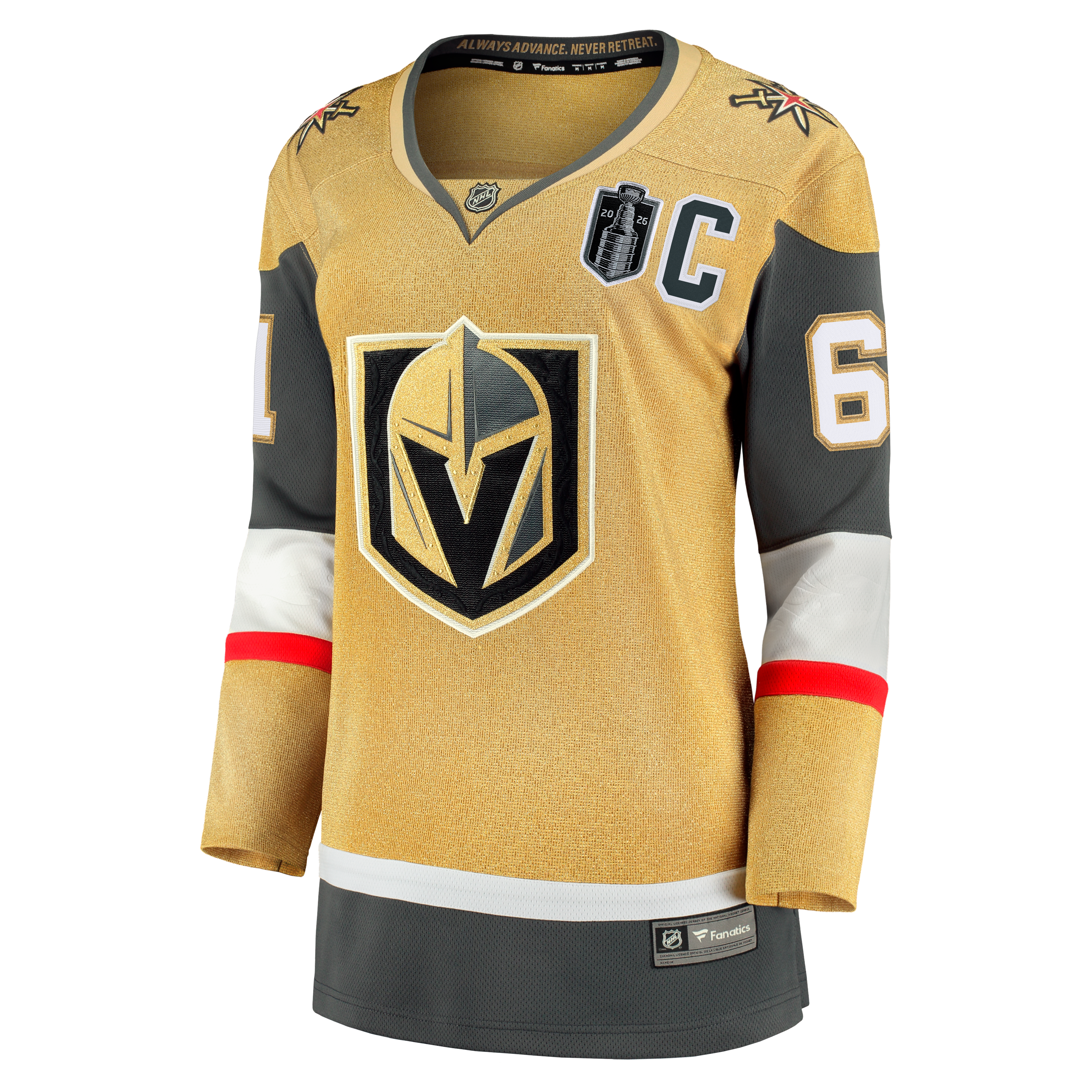 Mark Stone Vegas Golden Knights Women's 2026 Stanley Cup Final Breakaway Jersey - Gold - Image 3