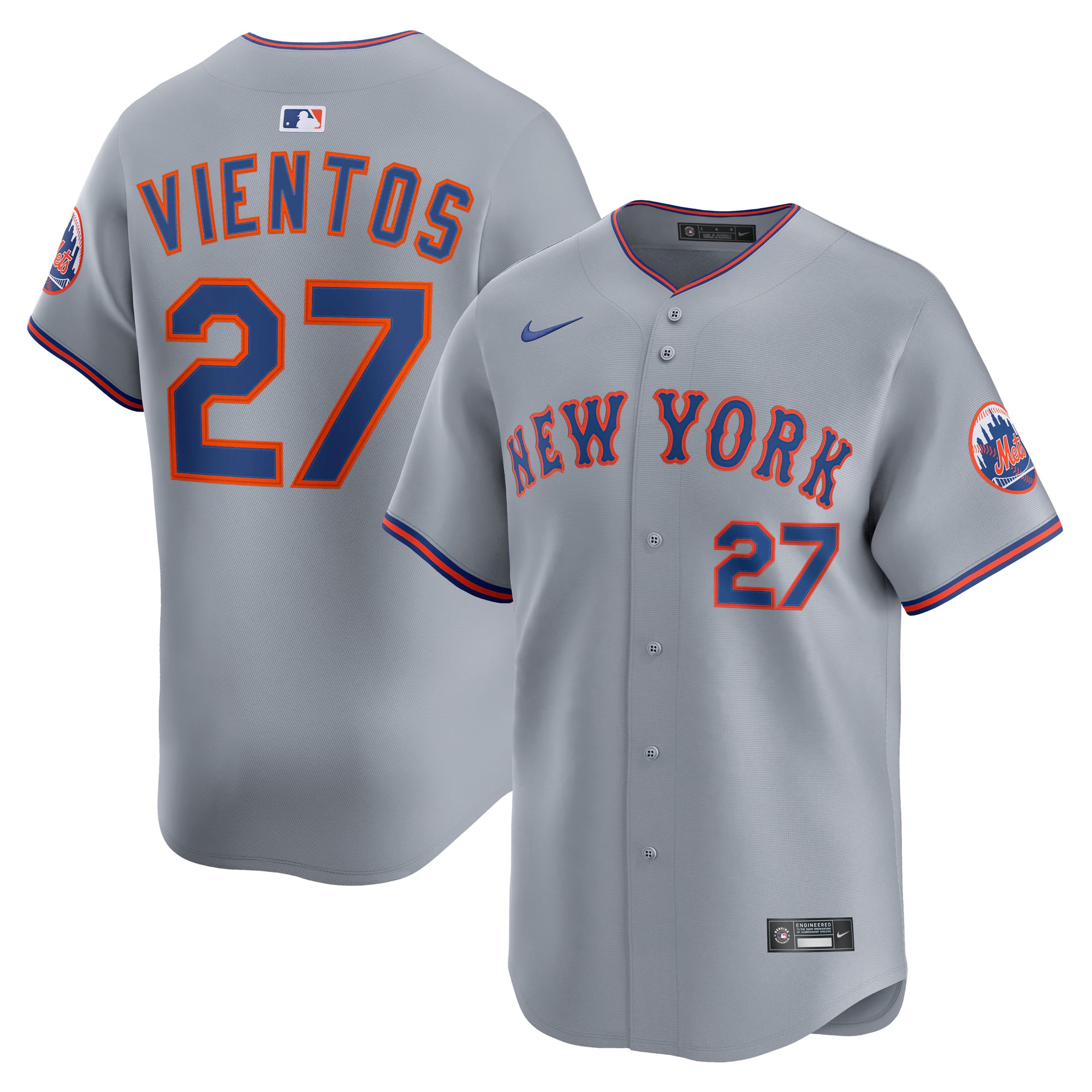 Mark Vientos New York Mets All-Star Limited Jersey - Gray