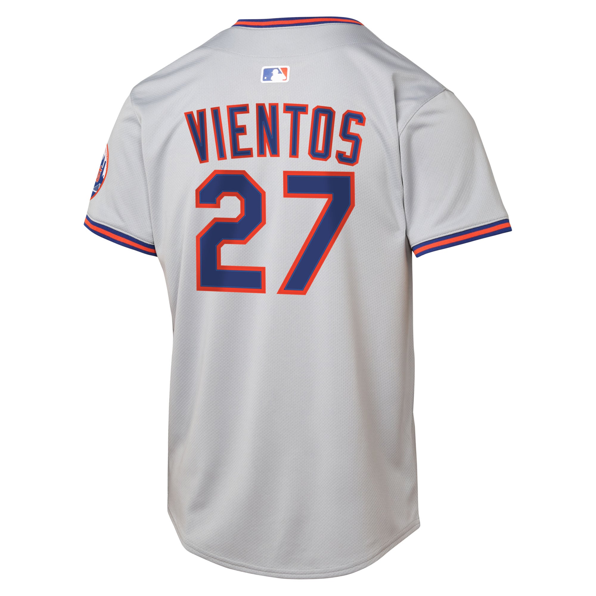 Mark Vientos New York Mets Youth Road Limited Jersey – Gray - Gray - Image 4