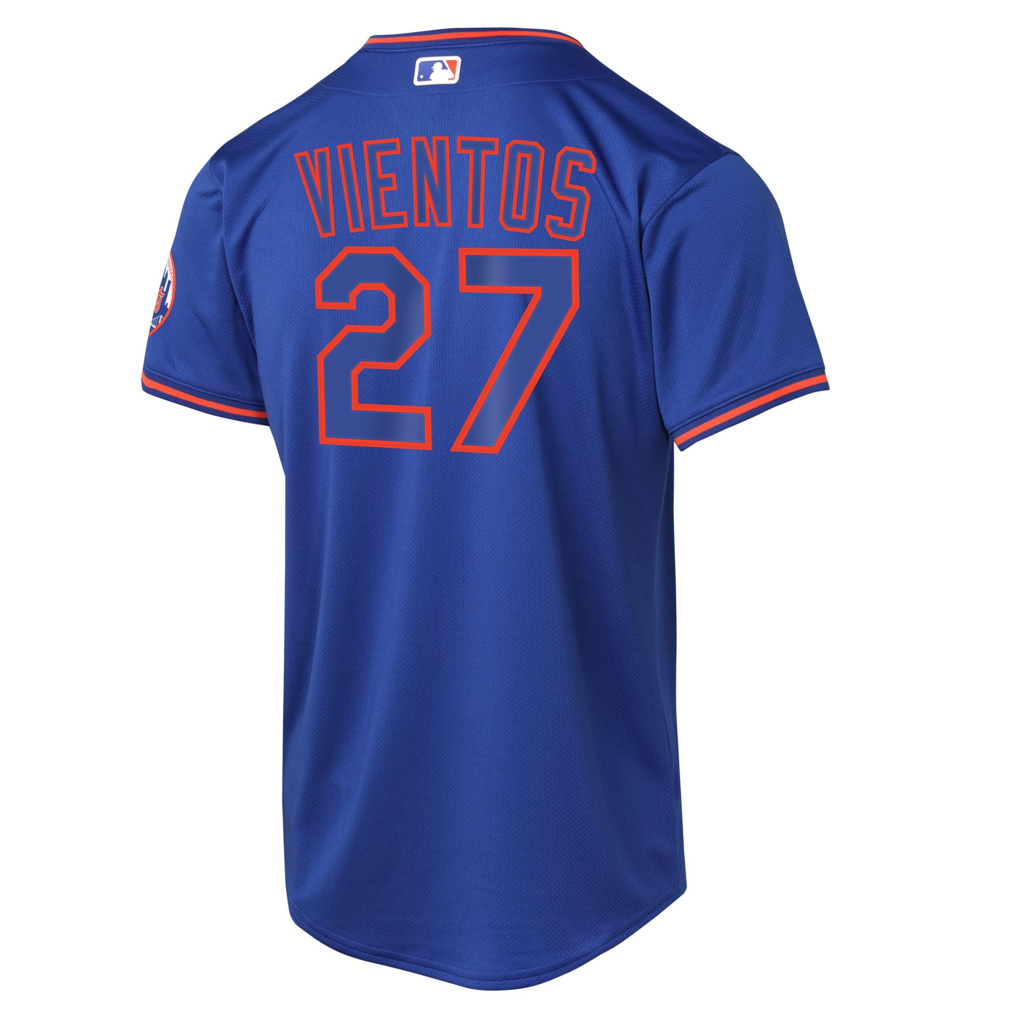 Mark Vientos New York Mets Youth Road Limited Jersey – Gray - Royal - Image 4