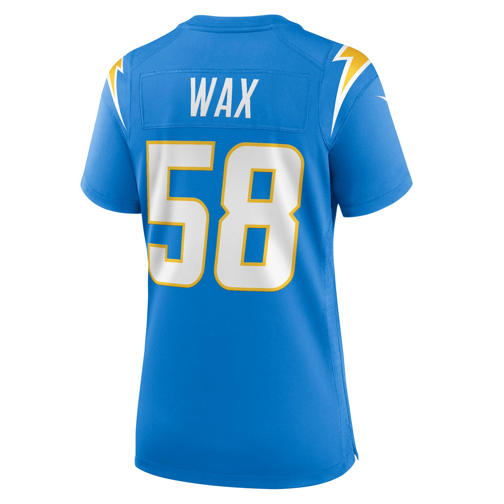 Marlowe Wax Los Angeles Chargers Women's Team Game Jersey - Powder Blue - Image 4