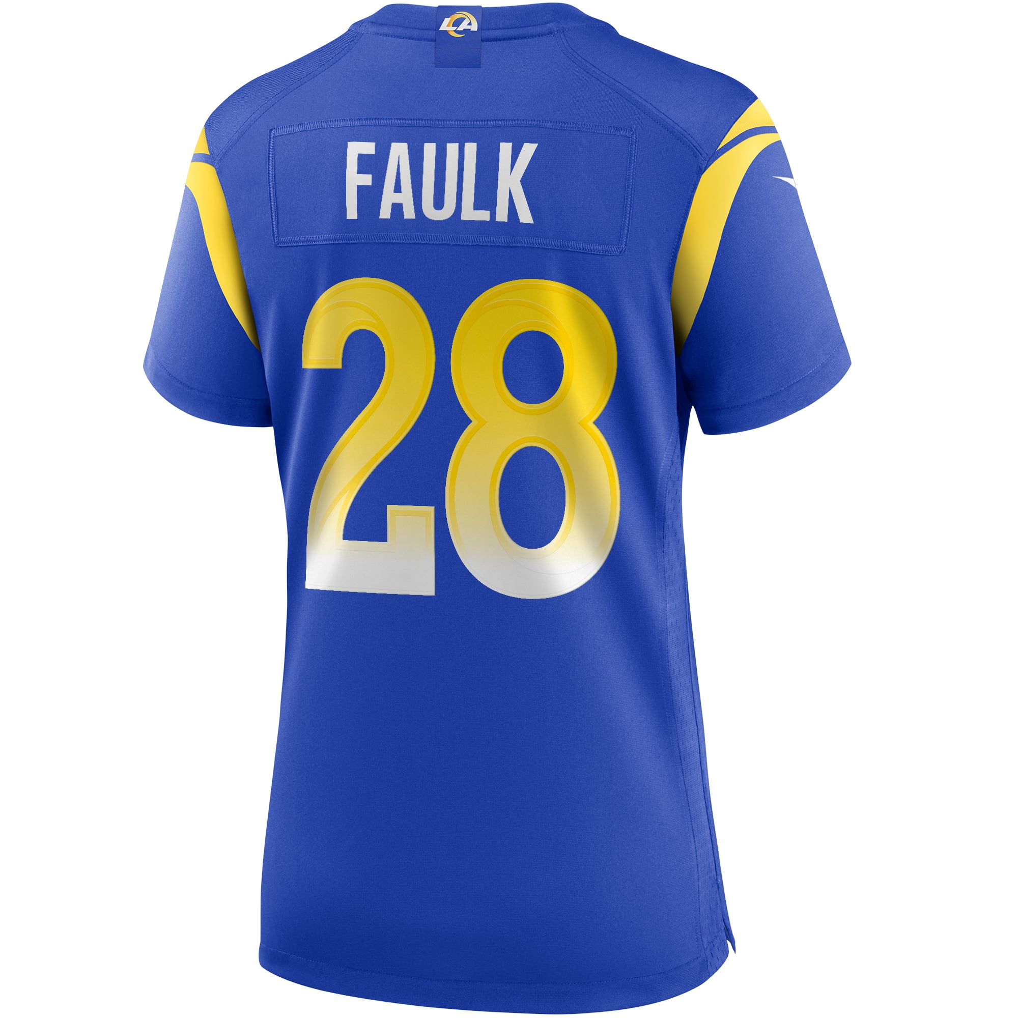 Marshall Faulk Los Angeles Rams Women's Game Retired Player Jersey - Royal - Image 4
