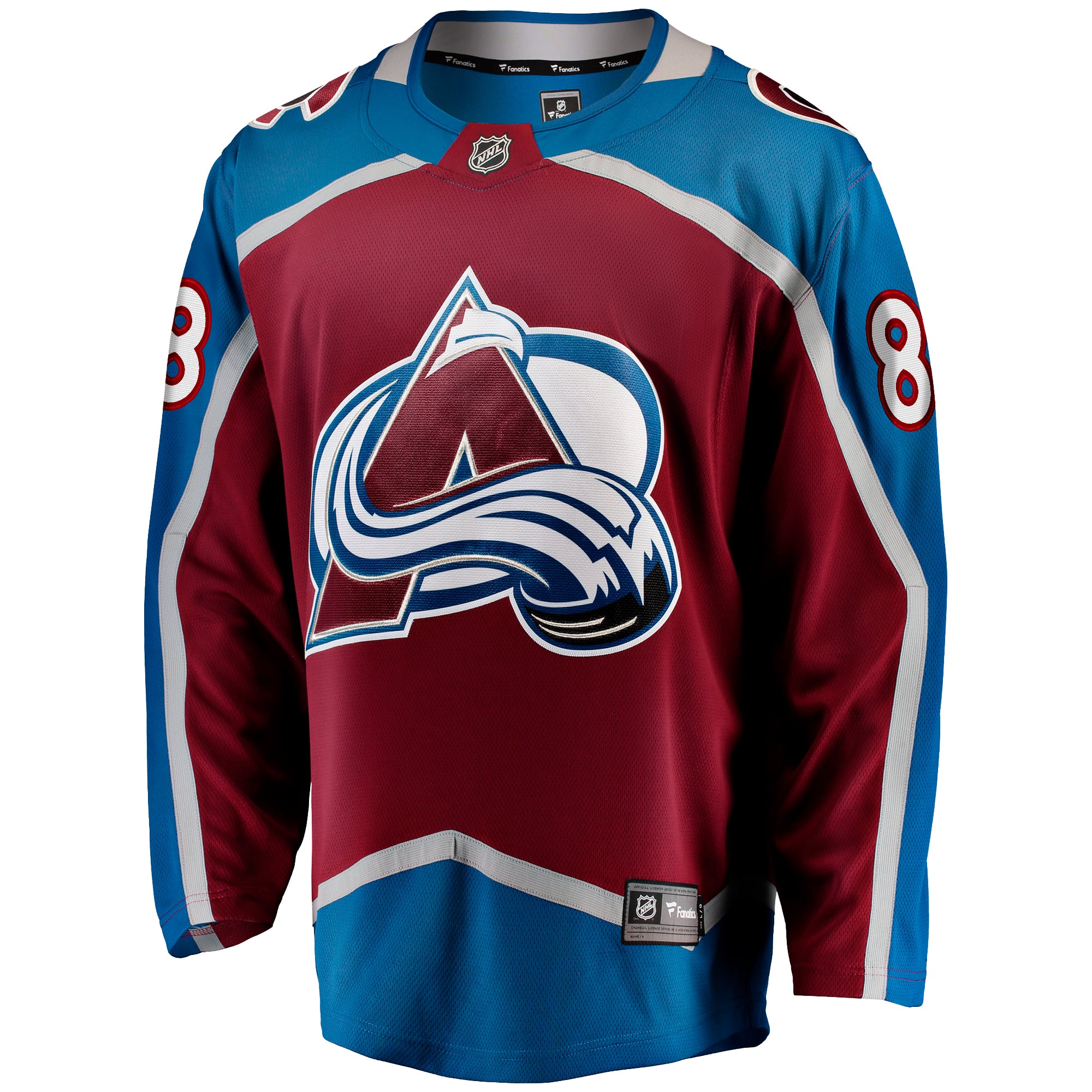 Martin Necas Colorado Avalanche Breakaway Player Jersey - Burgundy - Image 3