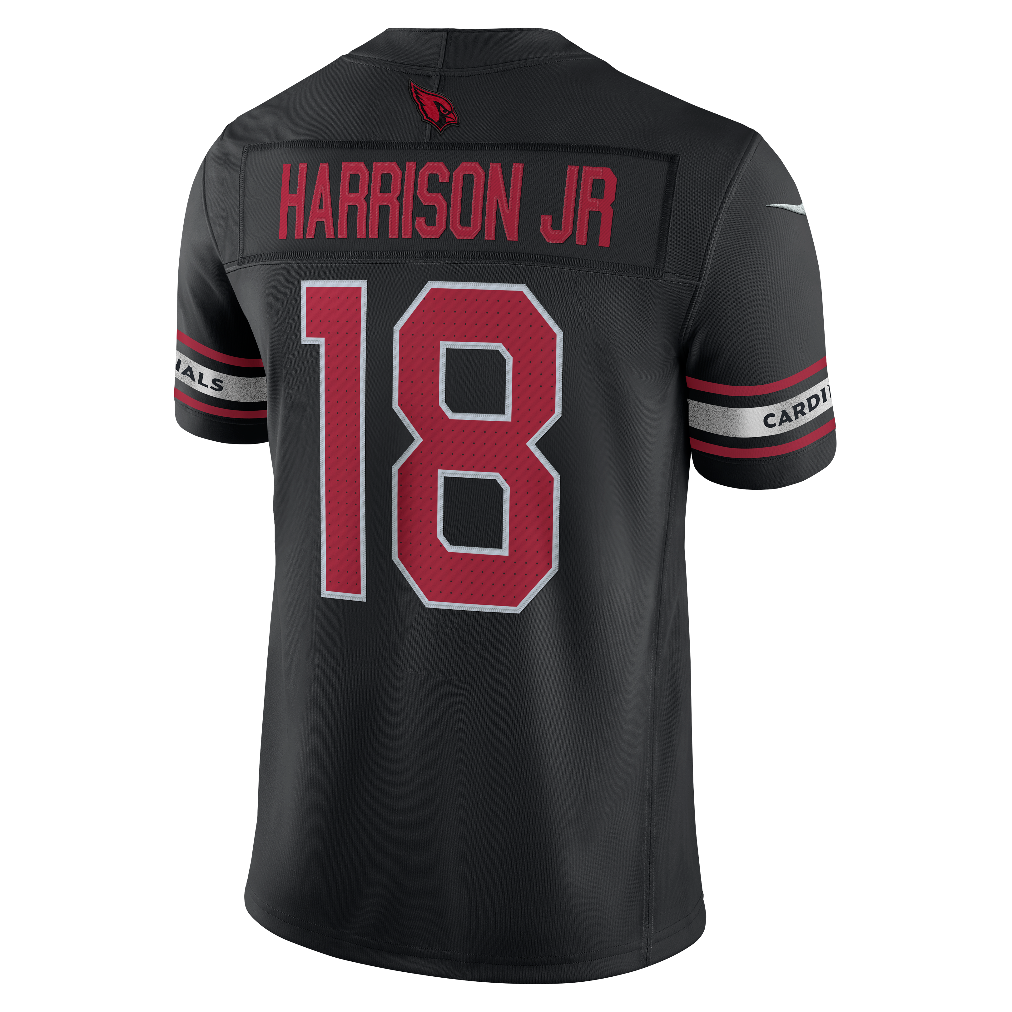 Marvin Harrison Jr. Arizona Cardinals Alternate Vapor F.U.S.E. Stitched Limited Jersey - Black - Image 4