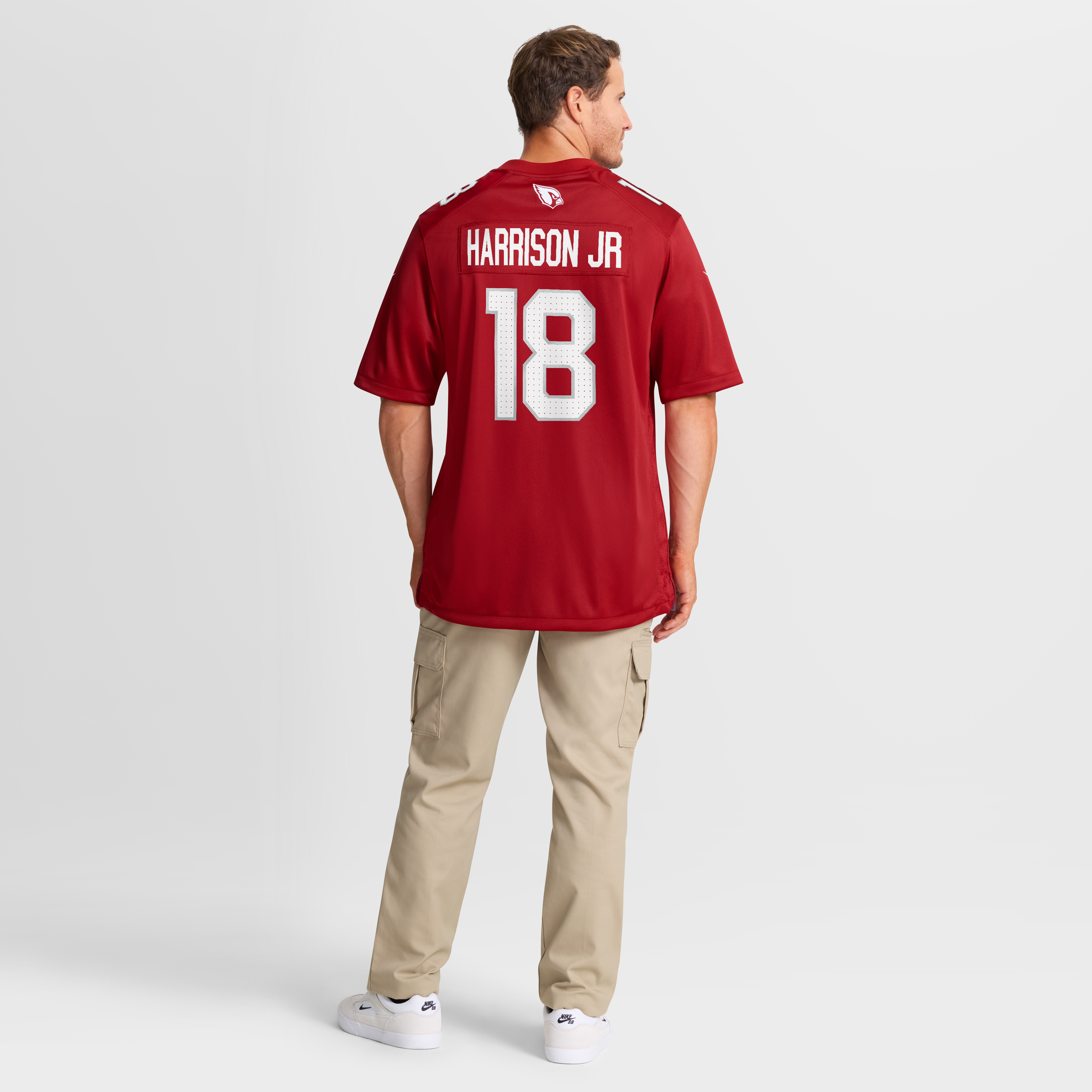 Marvin Harrison Jr. Arizona Cardinals Player Game Jersey - Cardinal - Image 9