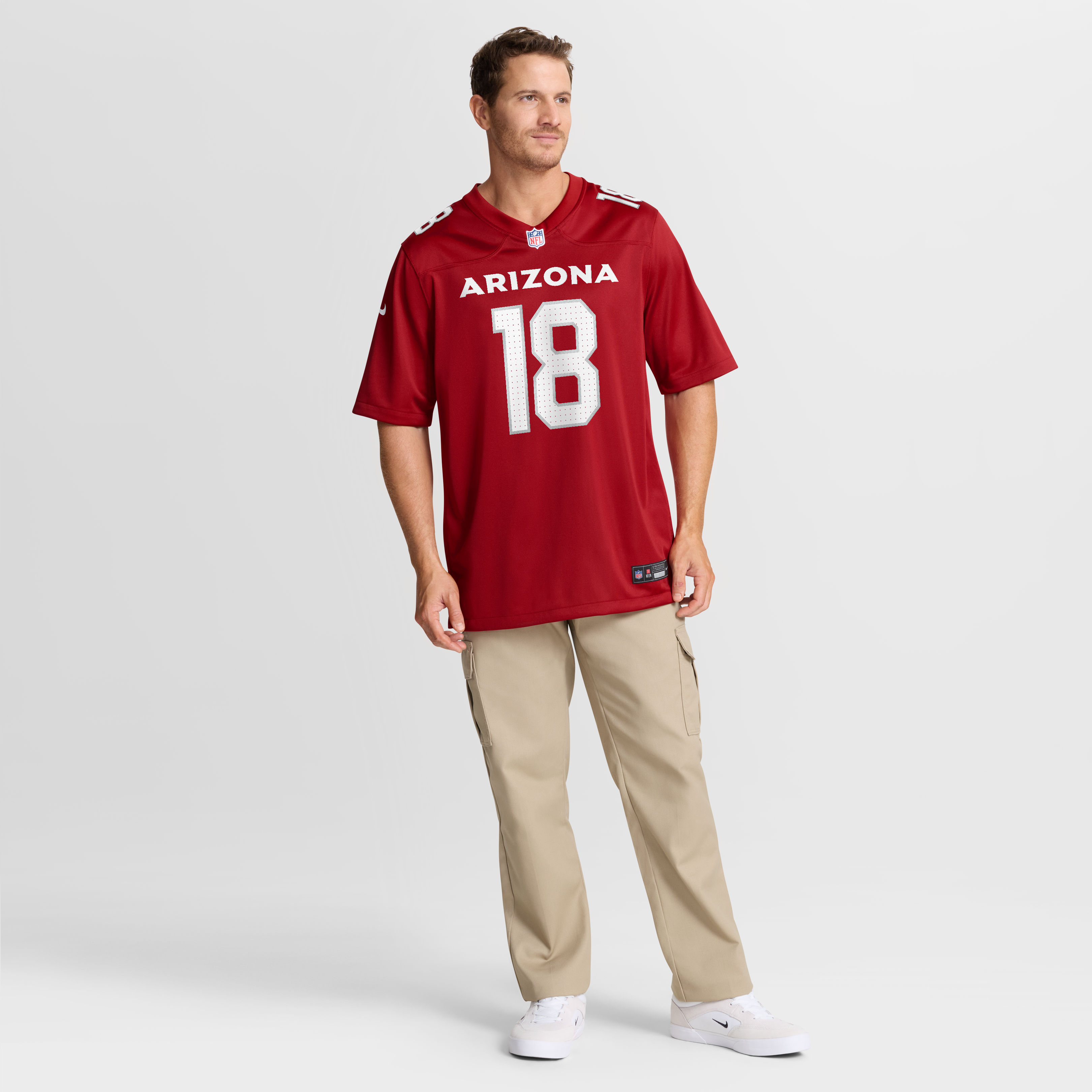 Marvin Harrison Jr. Arizona Cardinals Player Game Jersey - Cardinal - Image 8
