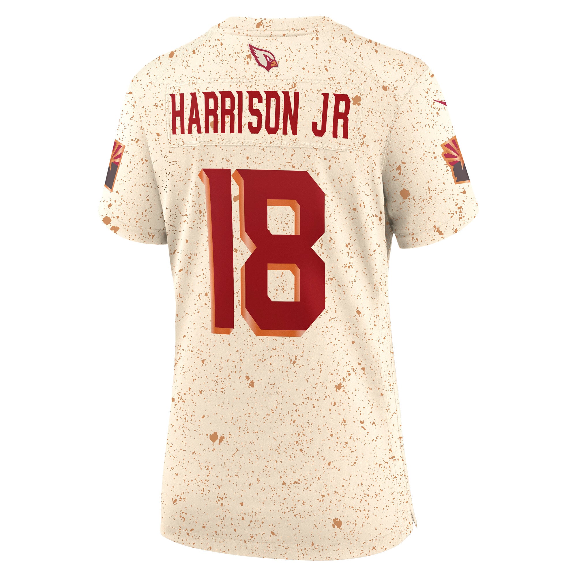 Marvin Harrison Jr. Arizona Cardinals Women's 2025 Rivalries Collection Game Jersey - Natural - Image 4