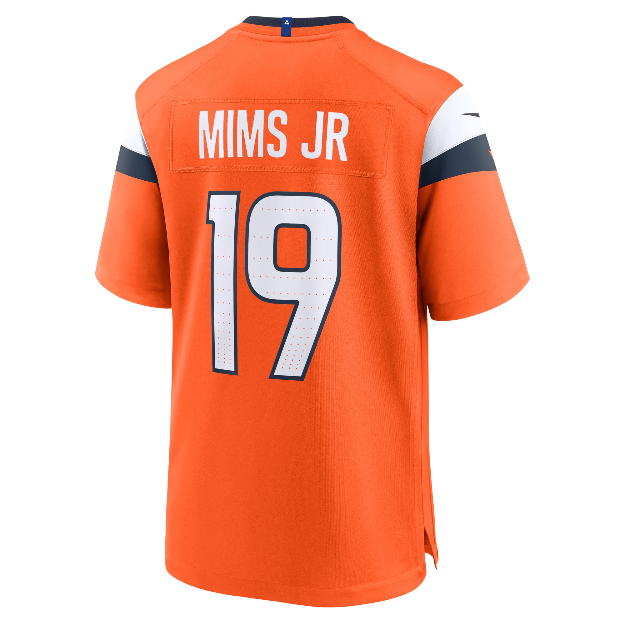 Marvin Mims Jr Denver Broncos Alternate Game Jersey - Navy - Orange - Image 4
