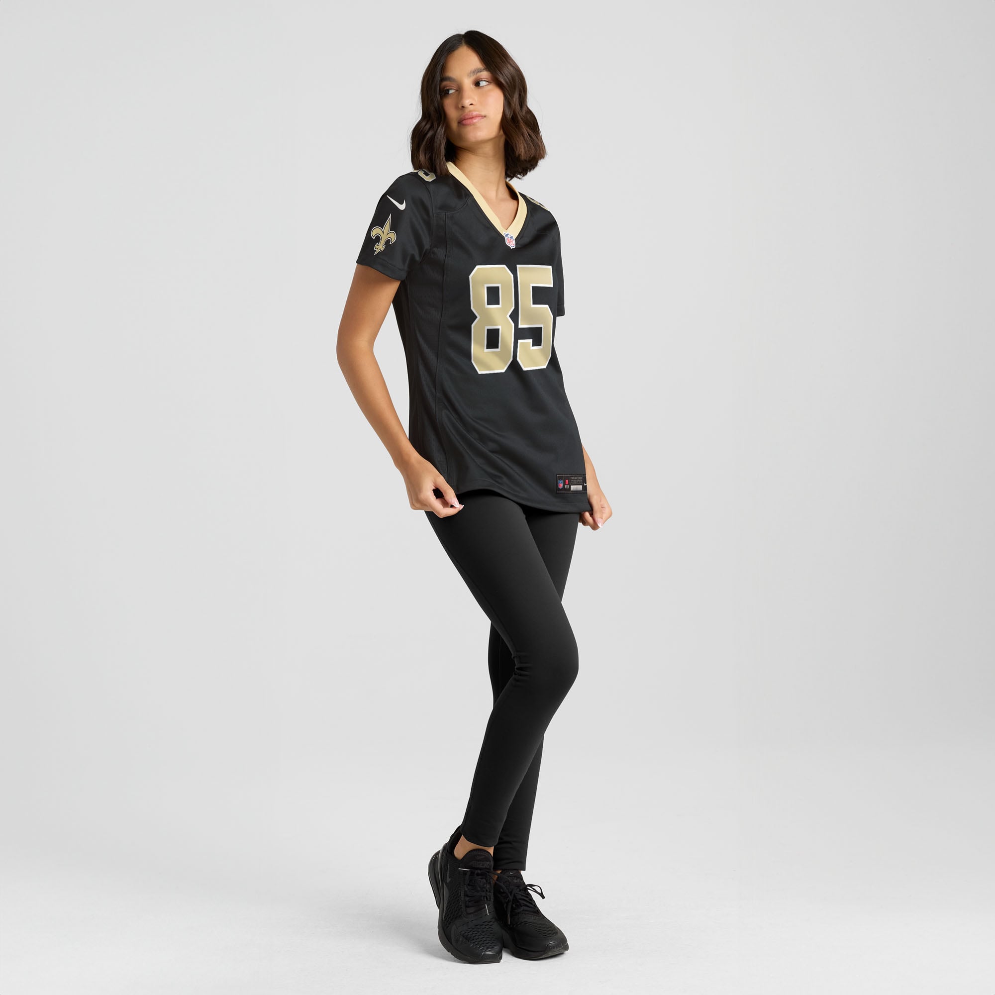 Mason Pline New Orleans Saints Women's Team Game Jersey - Black - Image 5