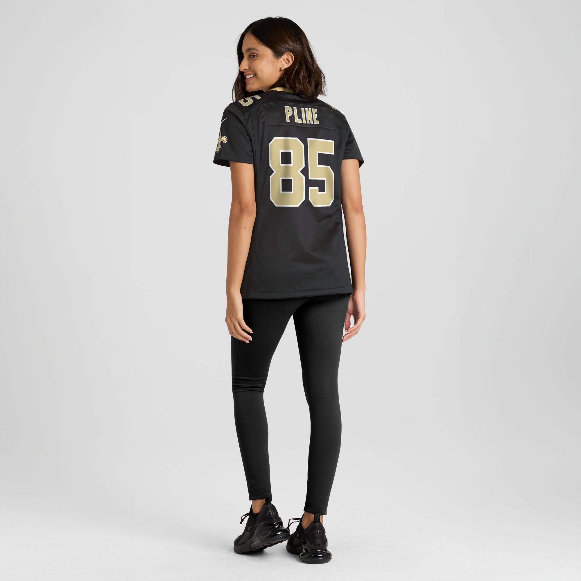 Mason Pline New Orleans Saints Women's Team Game Jersey - Black - Image 6