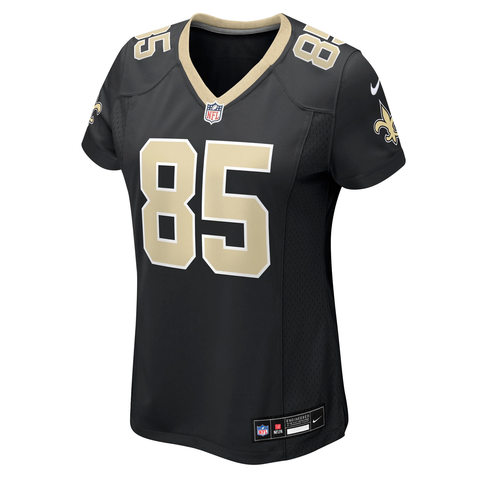 Mason Pline New Orleans Saints Women's Team Game Jersey - Black - Image 3