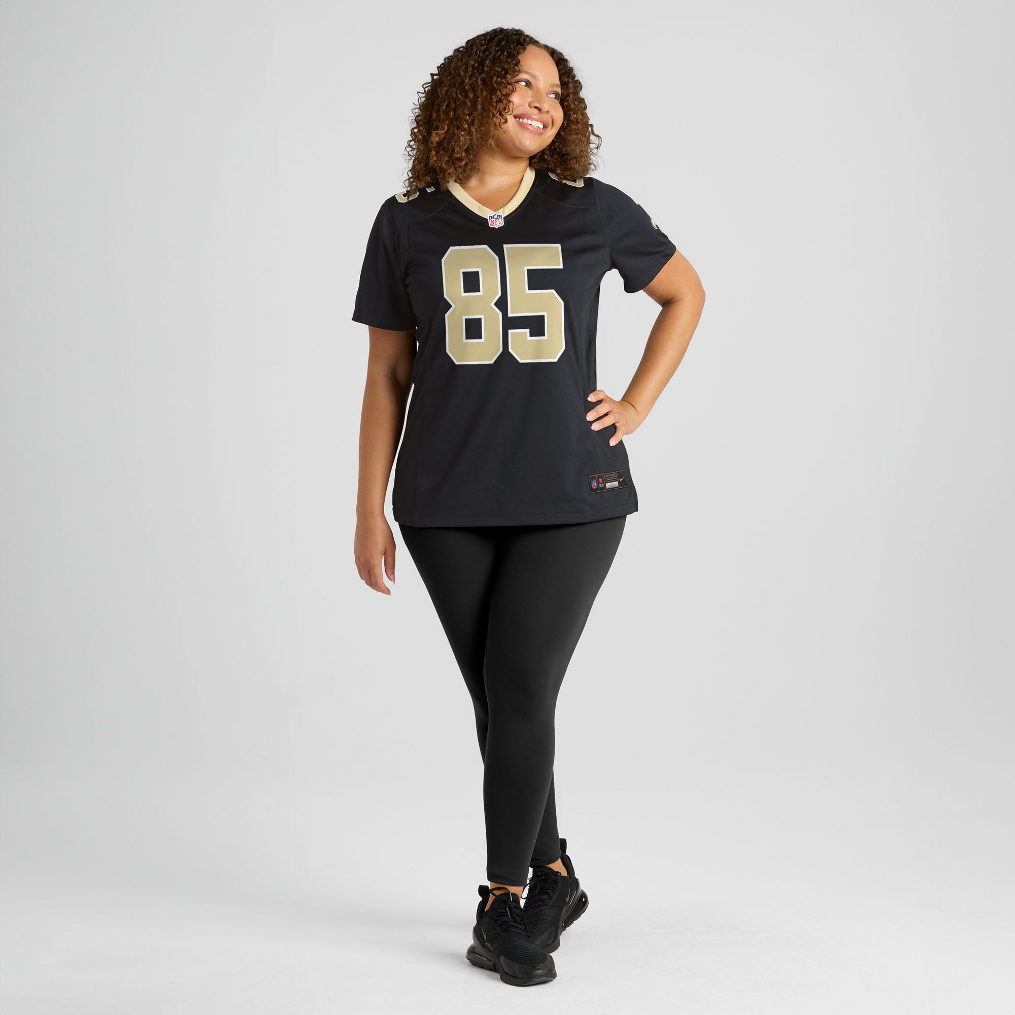 Mason Pline New Orleans Saints Women's Team Game Jersey - Black - Image 7