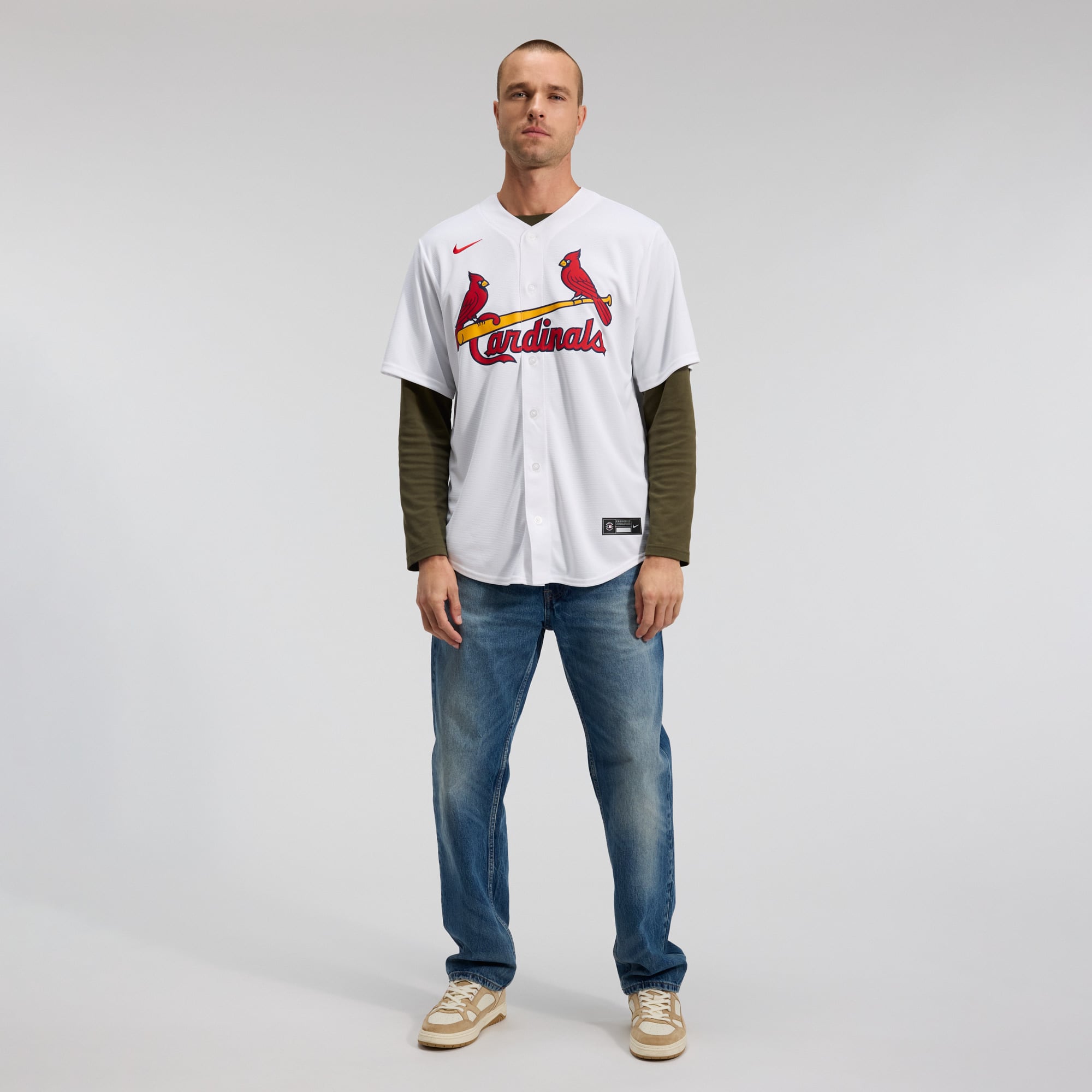 Masyn Winn St. Louis Cardinals Home Jersey - White - Image 5