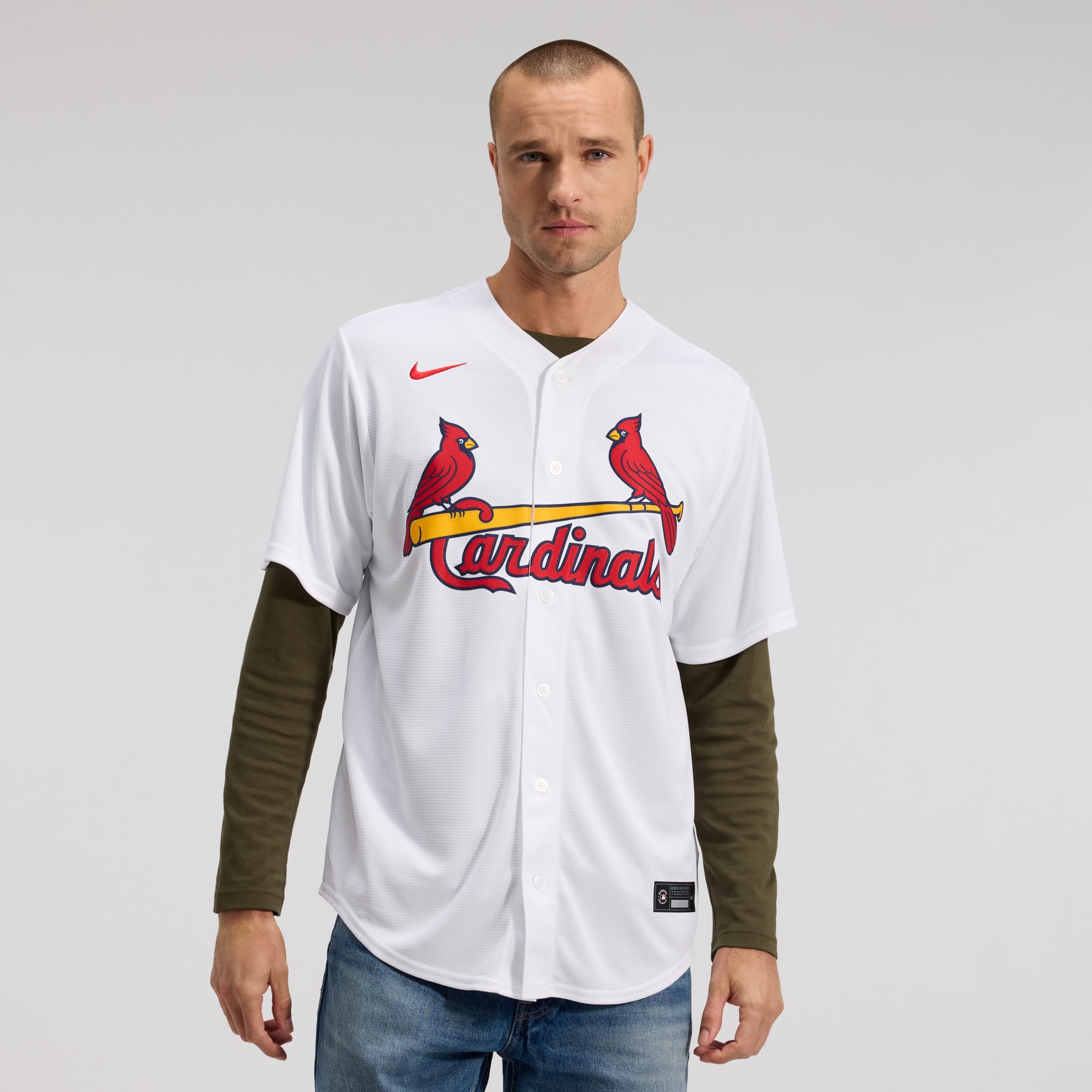 Masyn Winn St. Louis Cardinals Home Jersey - White - Image 3