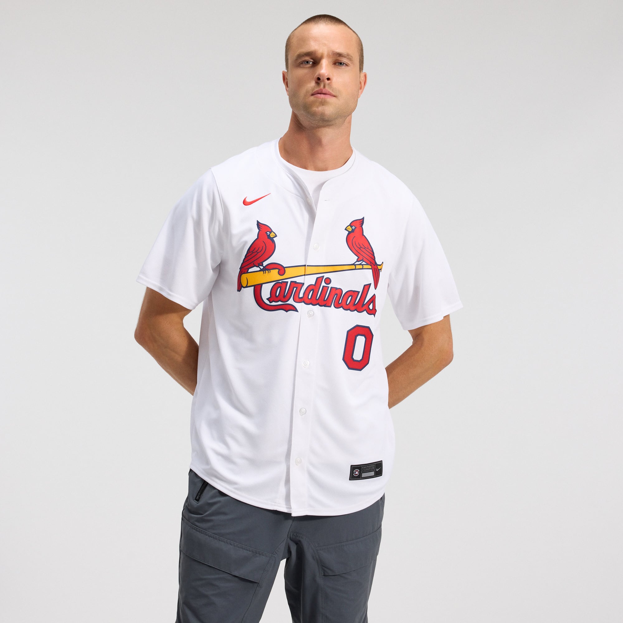 Masyn Winn St. Louis Cardinals Home Limited Jersey - White - Image 3