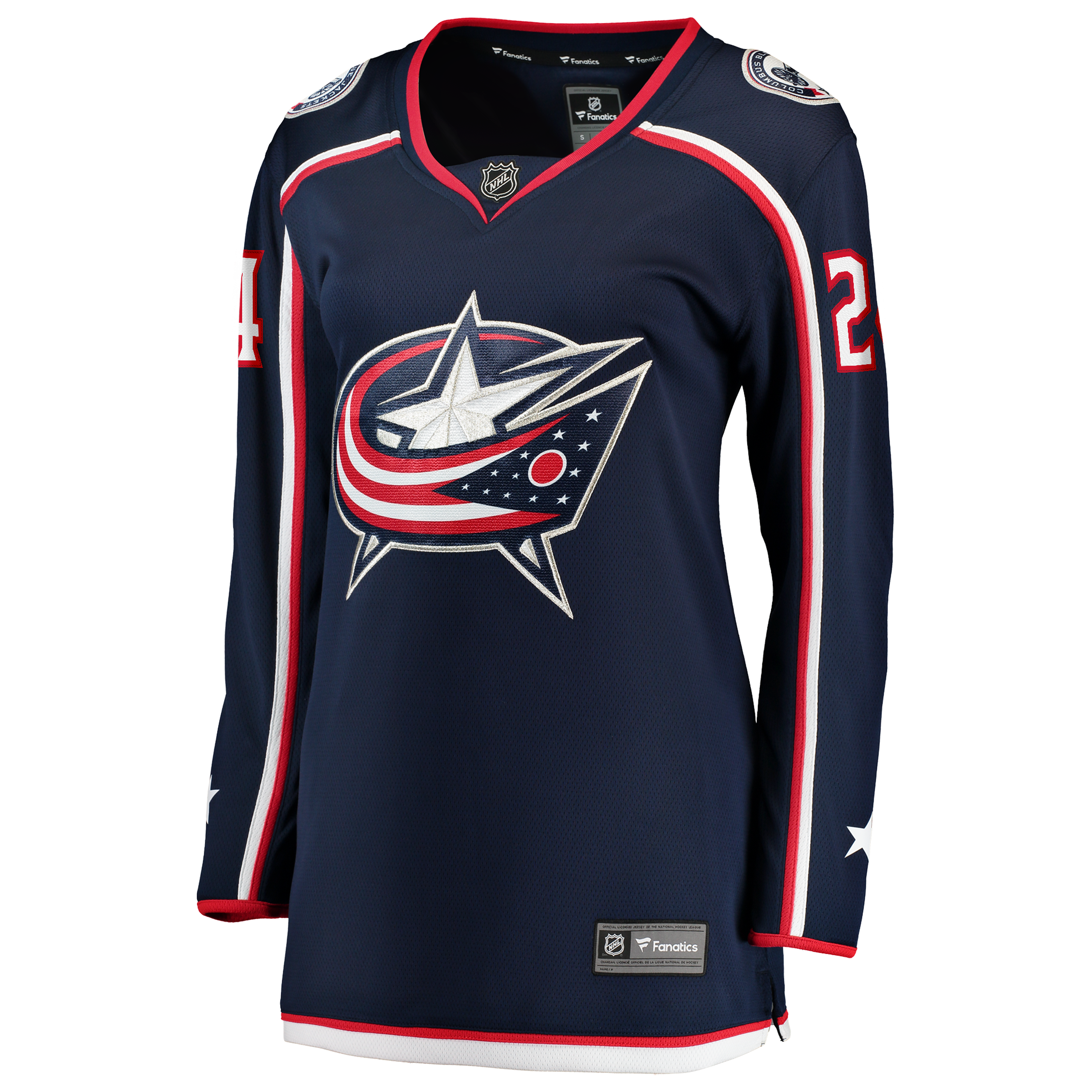 Mathieu Olivier Columbus Blue Jackets Women's Home Breakaway Jersey - Navy - Image 3