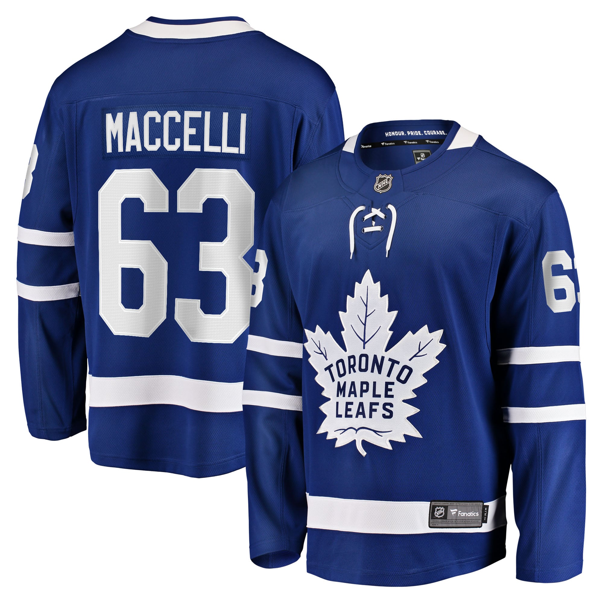 Matias Maccelli Toronto Maple Leafs Home Breakaway Jersey - Blue - Image 2