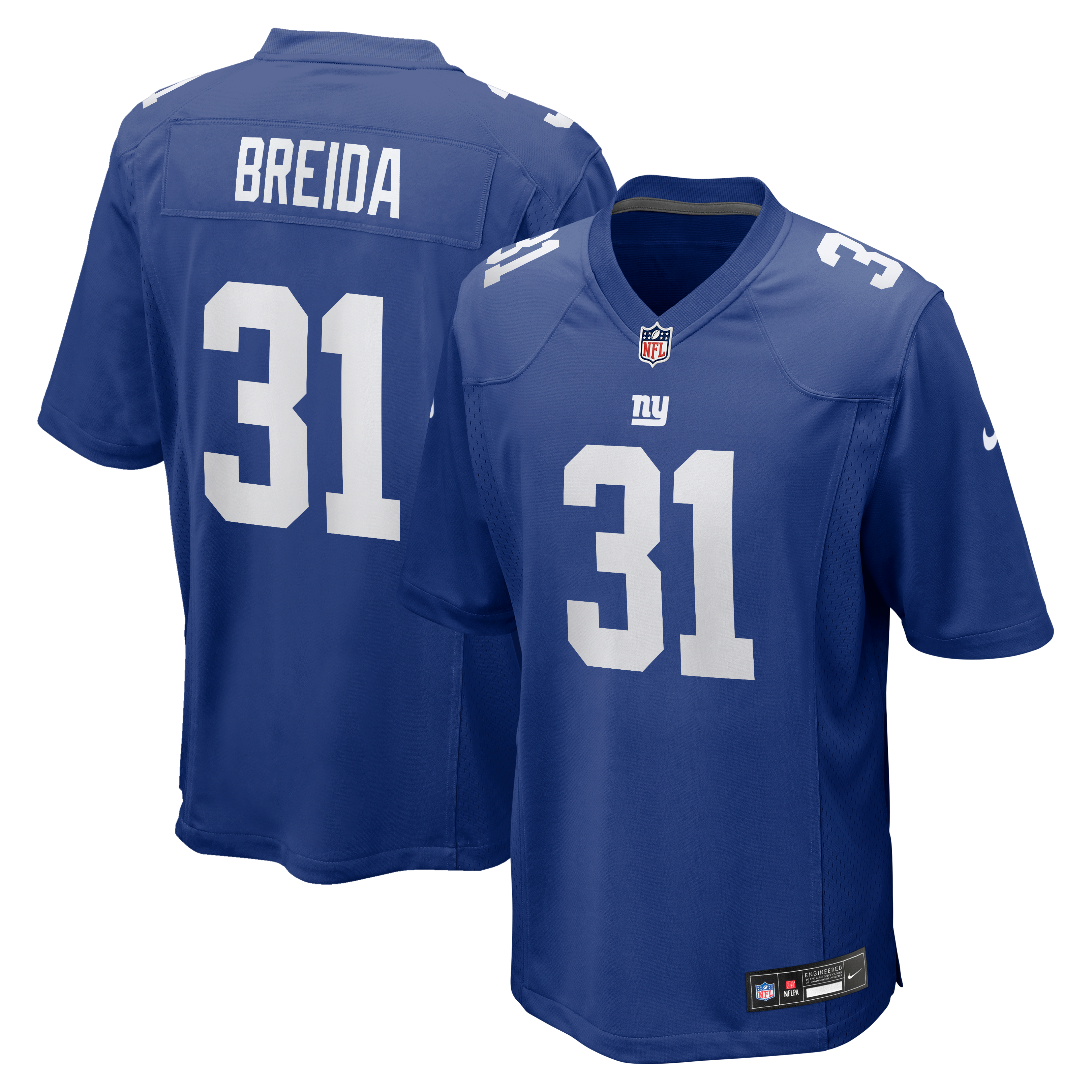 Matt Breida New York Giants Game Jersey - Royal - Image 2