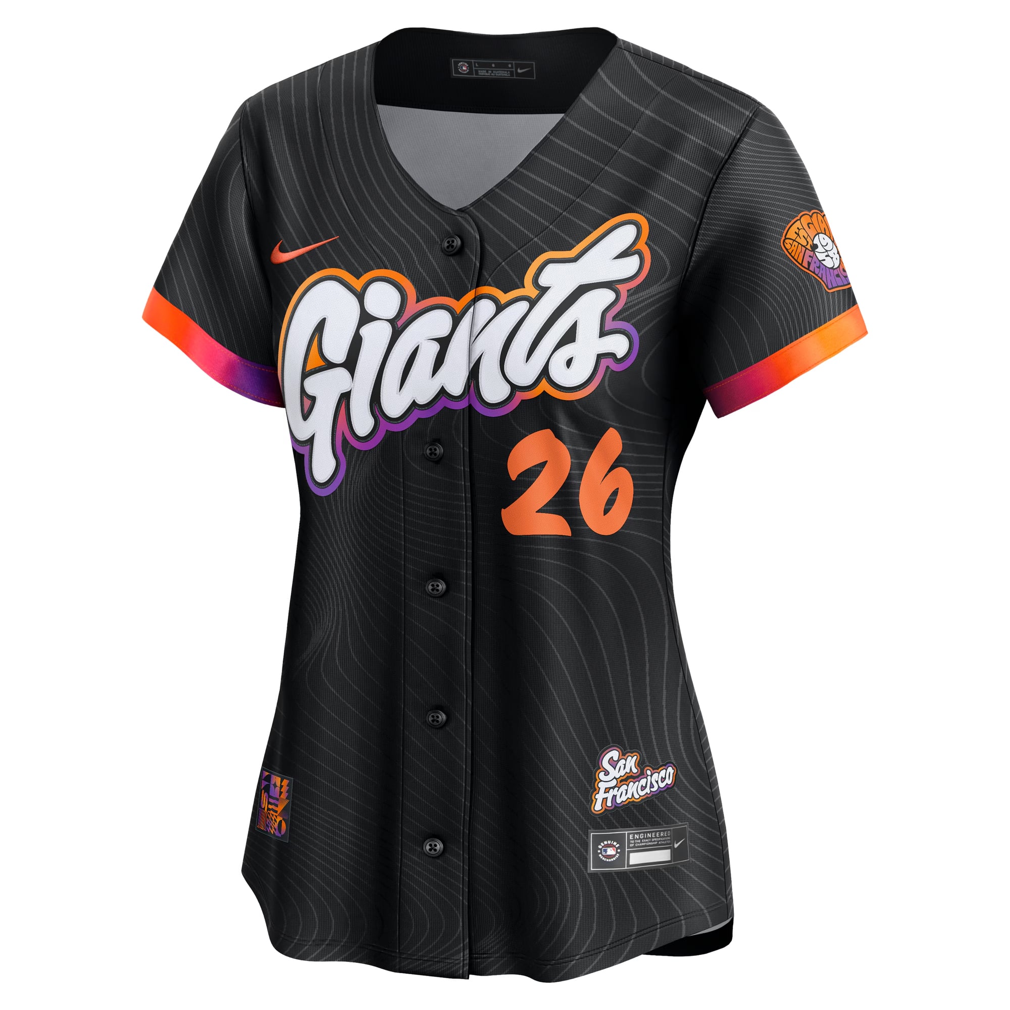 Matt Chapman San Francisco Giants Women's 2025 City Connect Limited Jersey - Anthracite - Image 7