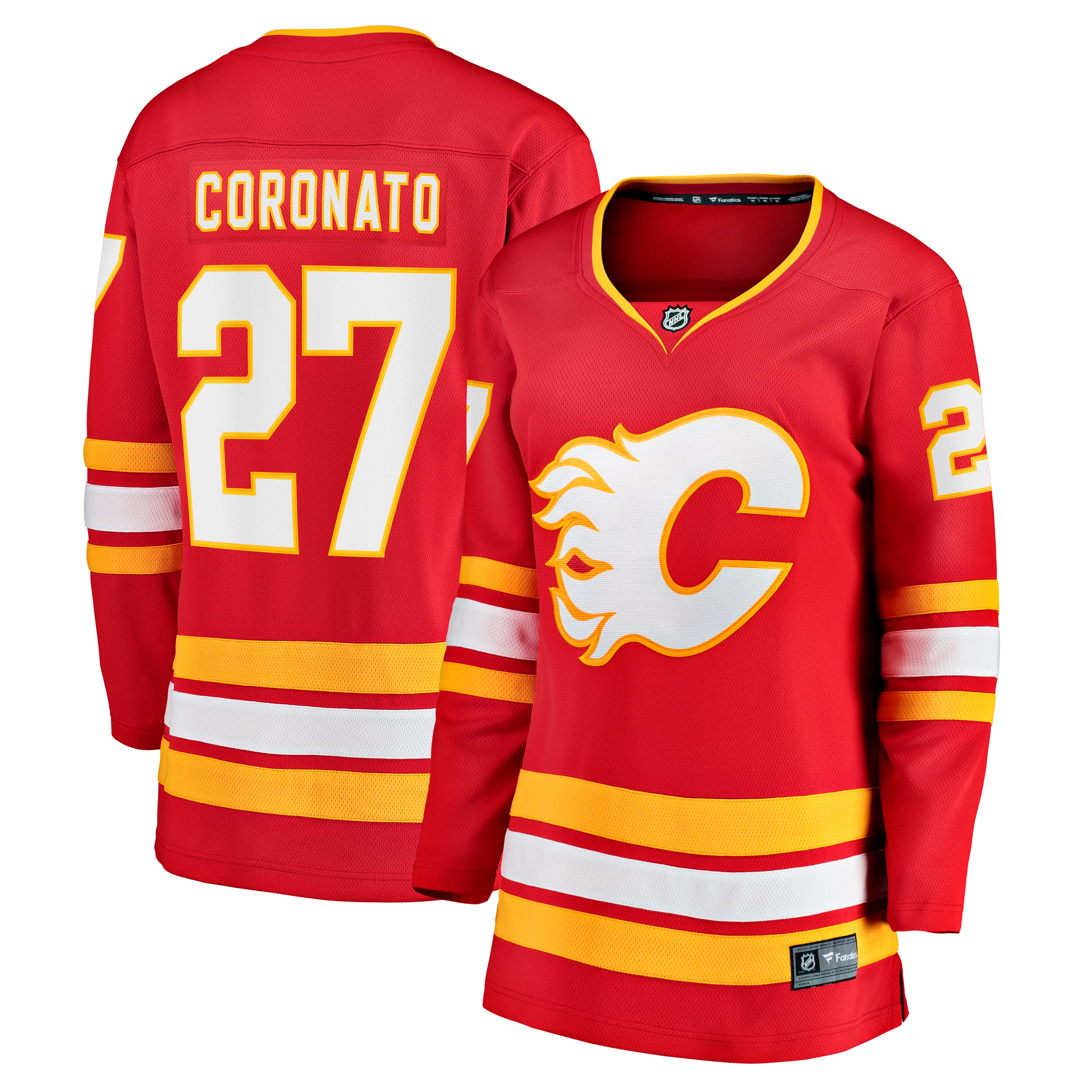 Matt Coronato Calgary Flames Women's Home Breakaway Jersey - Red