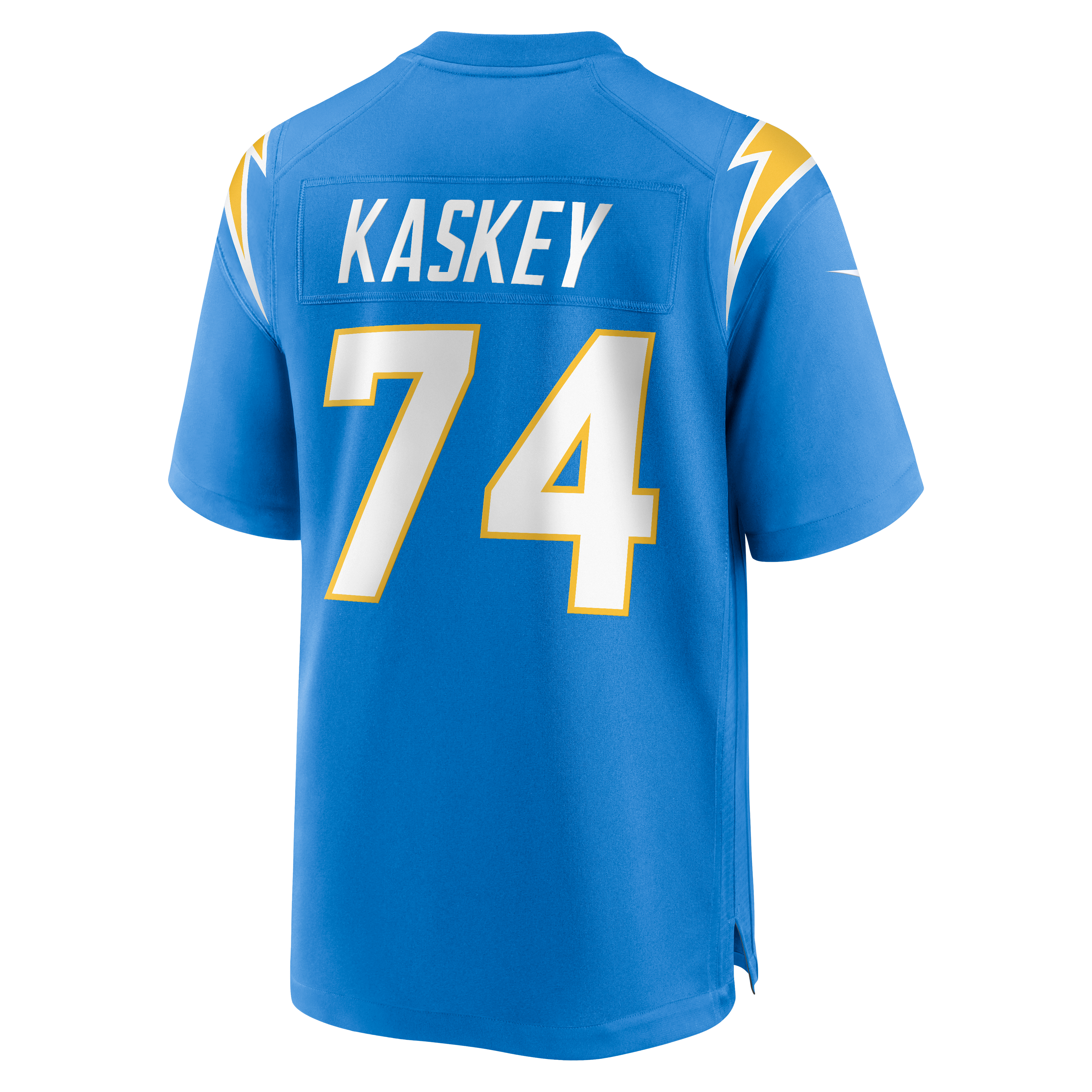 Matt Kaskey Los Angeles Chargers Team Game Jersey - Powder Blue - Image 4