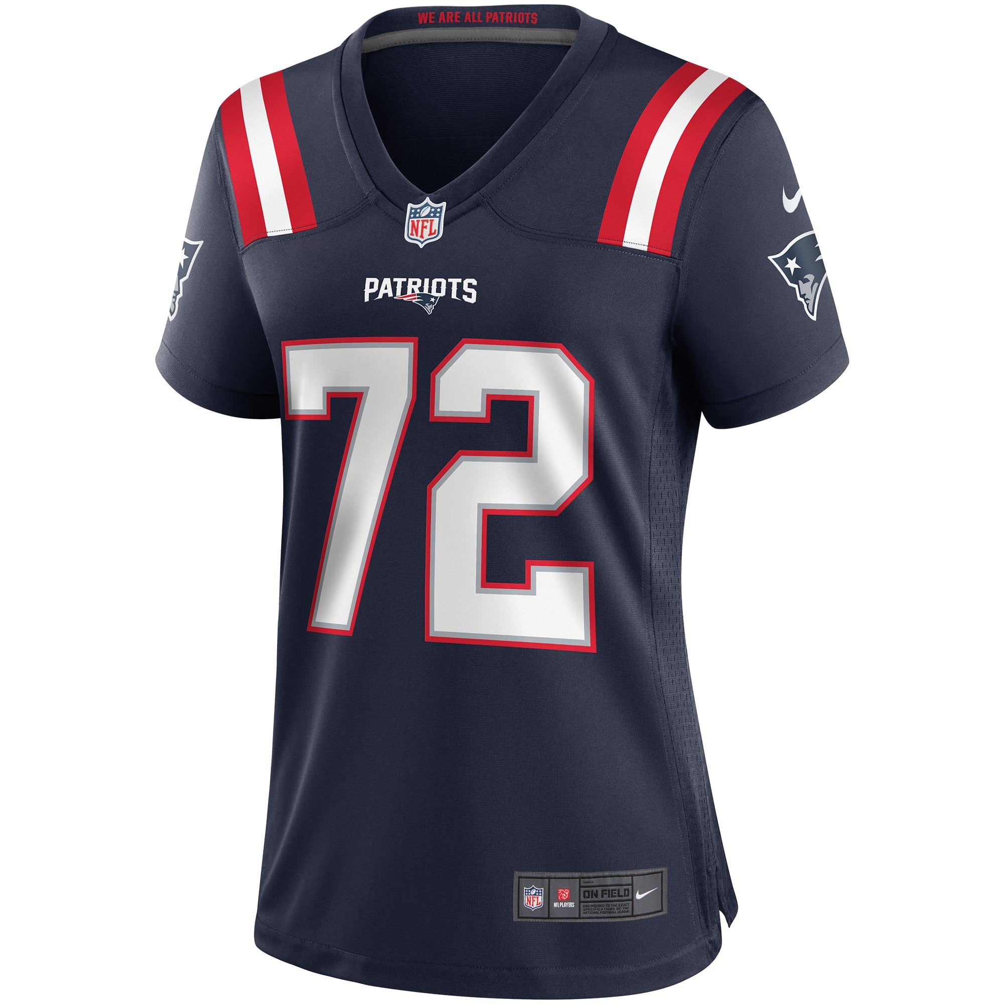 Matt Light New England Patriots Women's Game Retired Player Jersey - Navy - Image 3