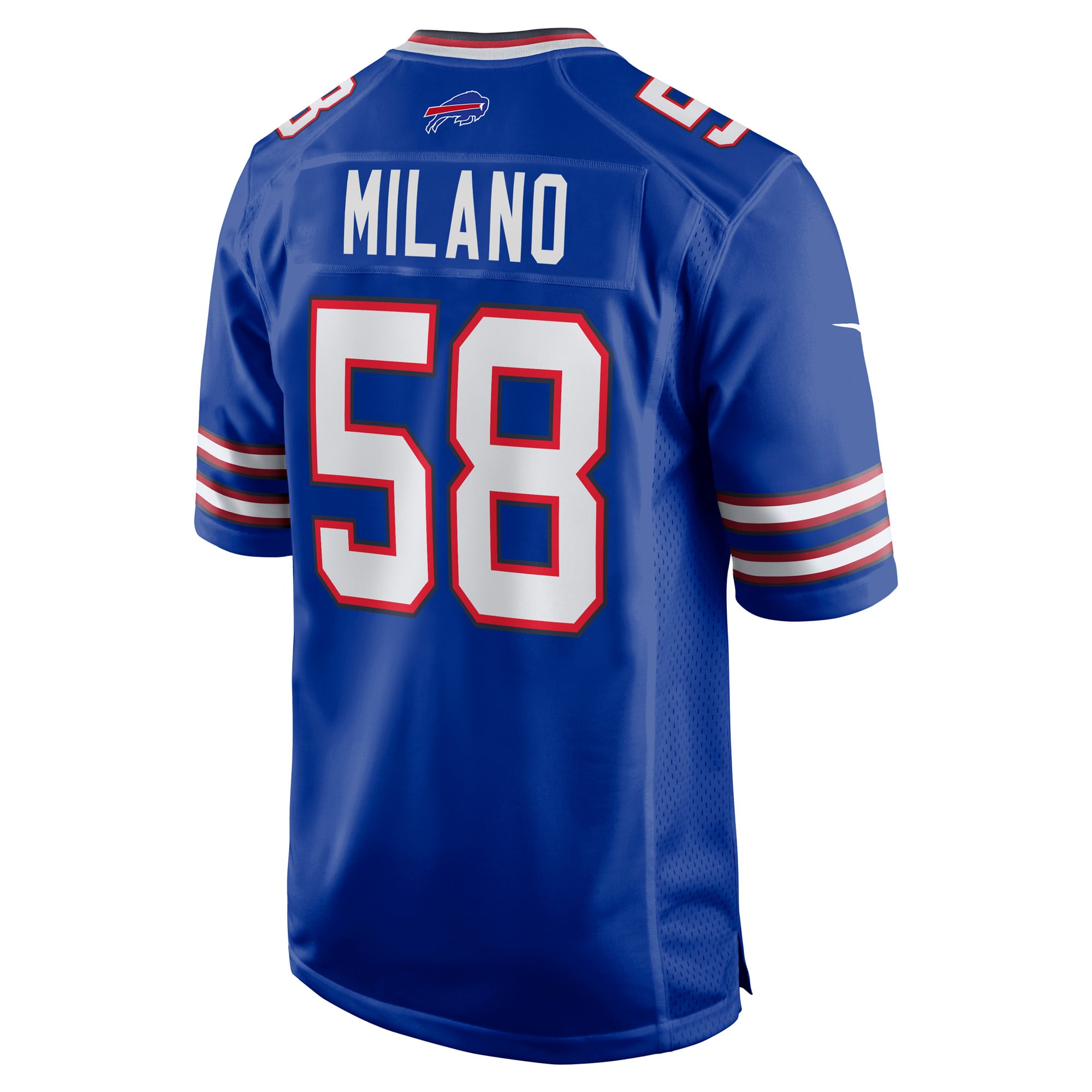 Matt Milano Buffalo Bills Alternate Game Jersey - Royal - Image 4
