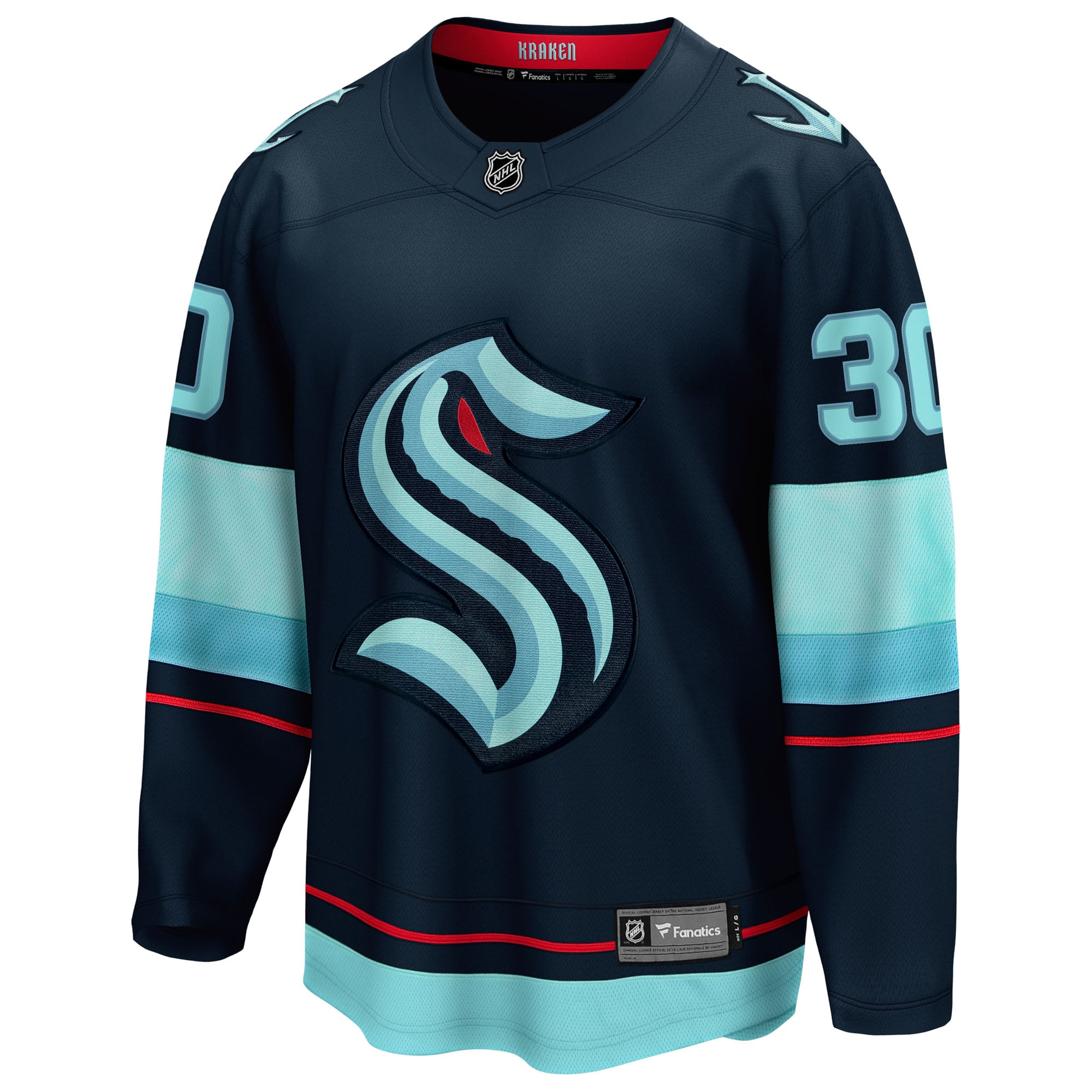 Matt Murray Seattle Kraken Home Breakaway Jersey - Deep Sea Blue - Image 3