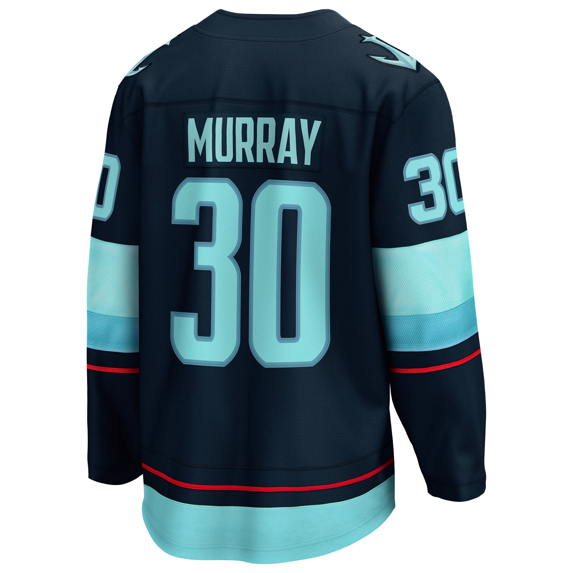 Matt Murray Seattle Kraken Home Breakaway Jersey - Deep Sea Blue - Image 4