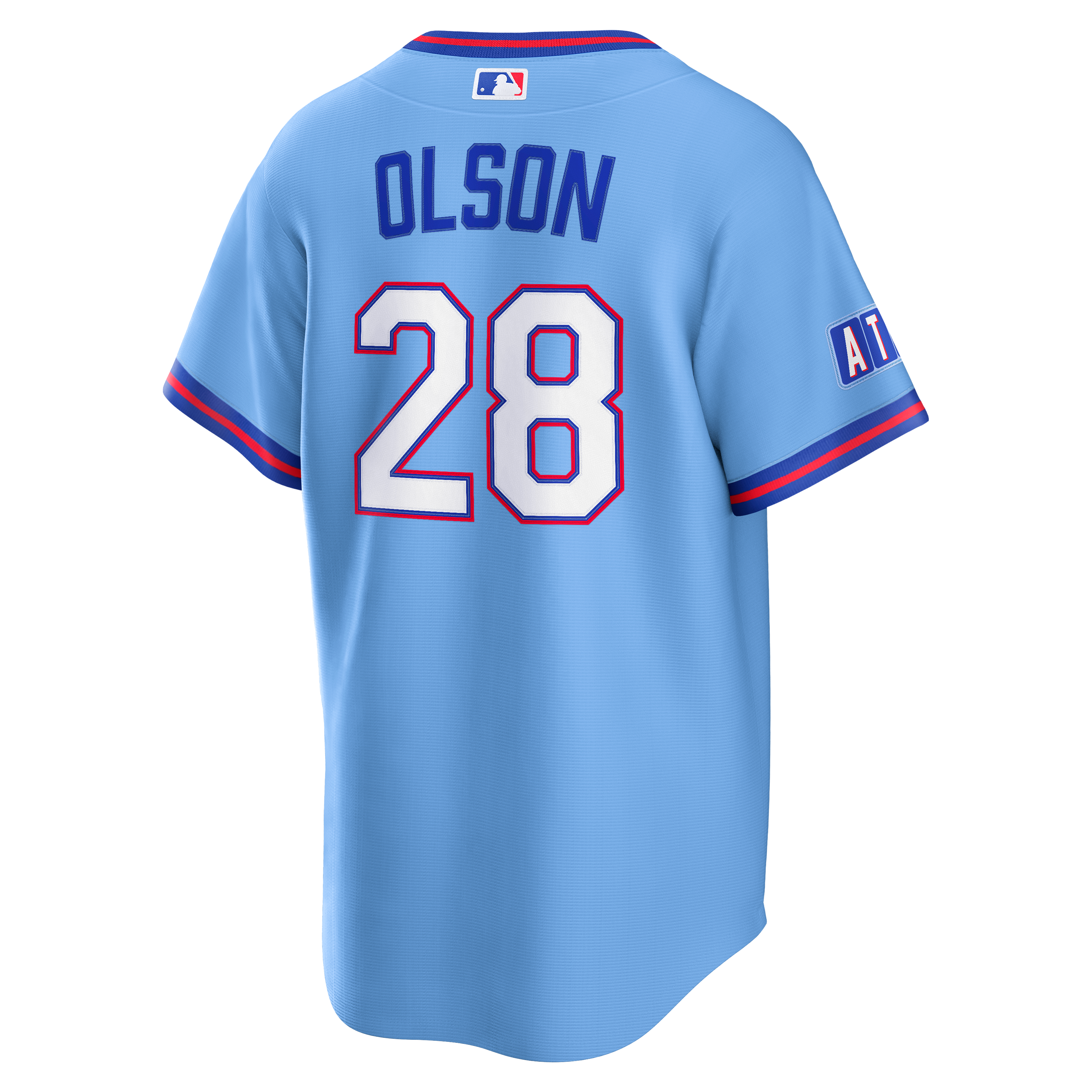 Matt Olson Atlanta Braves 2026 City Connect Stadium Jersey - Powder Blue - Image 4