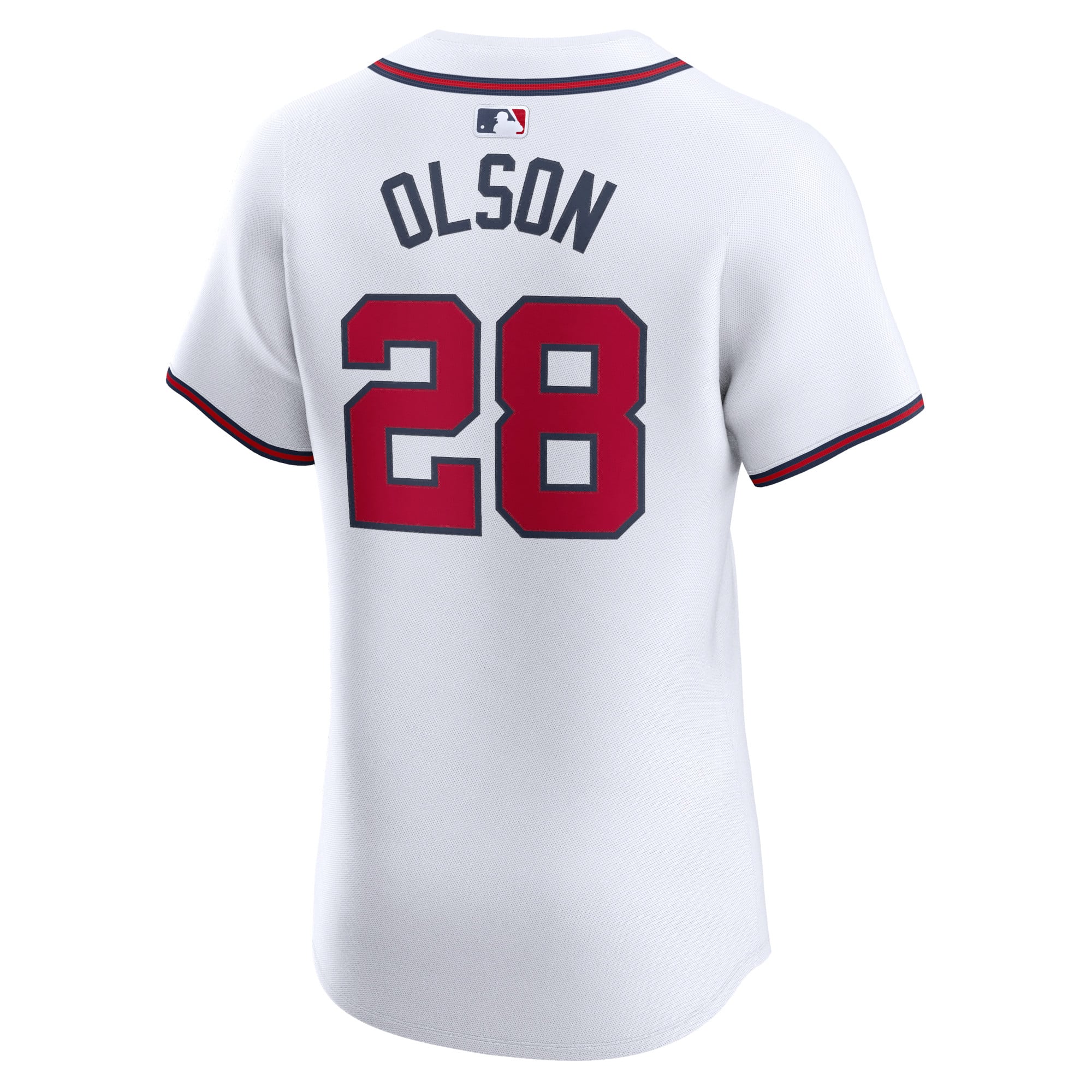 Matt Olson Atlanta Braves Home Elite Player Jersey - White - Image 4