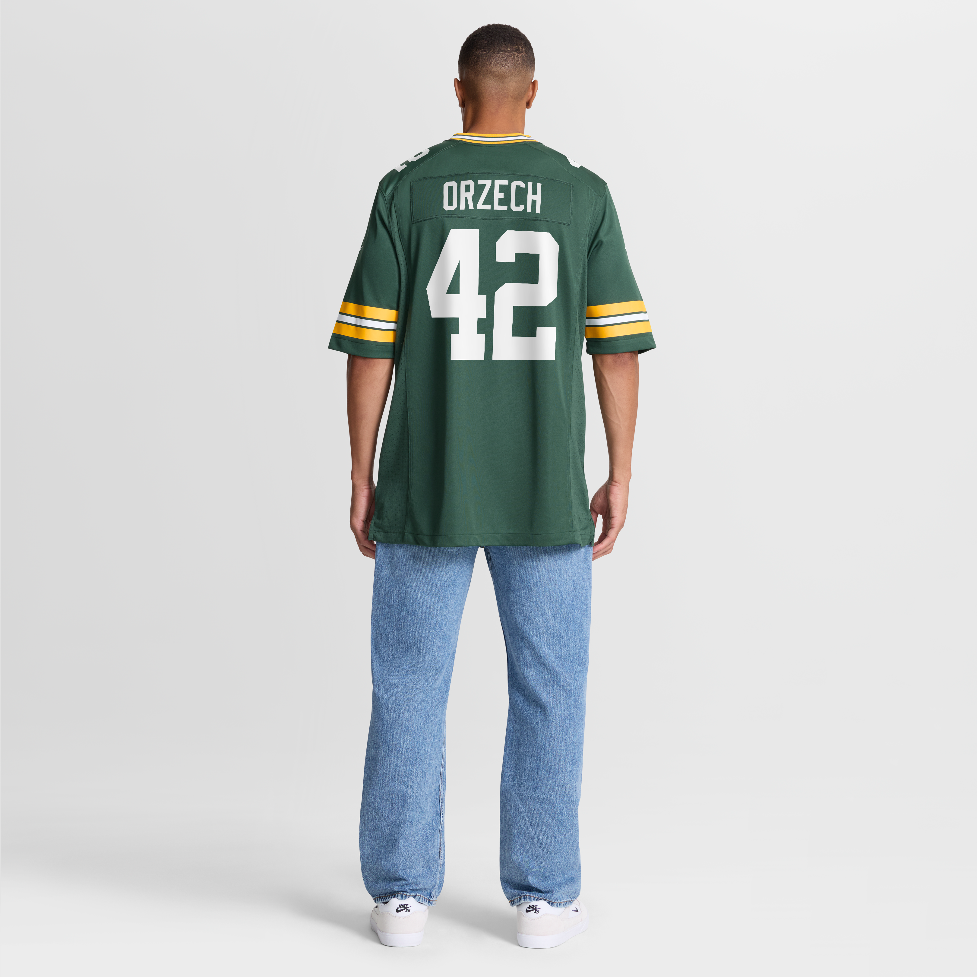 Matt Orzech Green Bay Packers Game Jersey - Green - Image 9