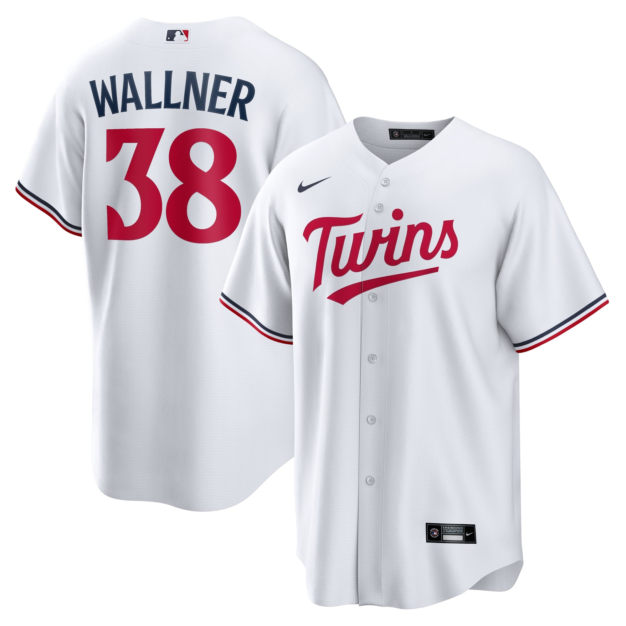 Matt Wallner Minnesota Twins Home Jersey - White - Image 2