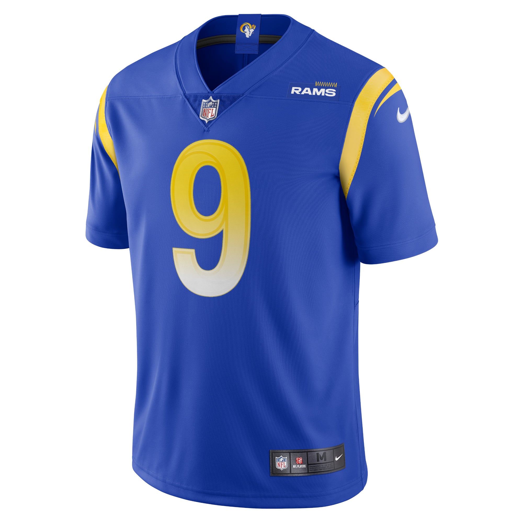 Matthew Stafford Los Angeles Rams Alternate Vapor Limited Jersey - Royal - Image 3